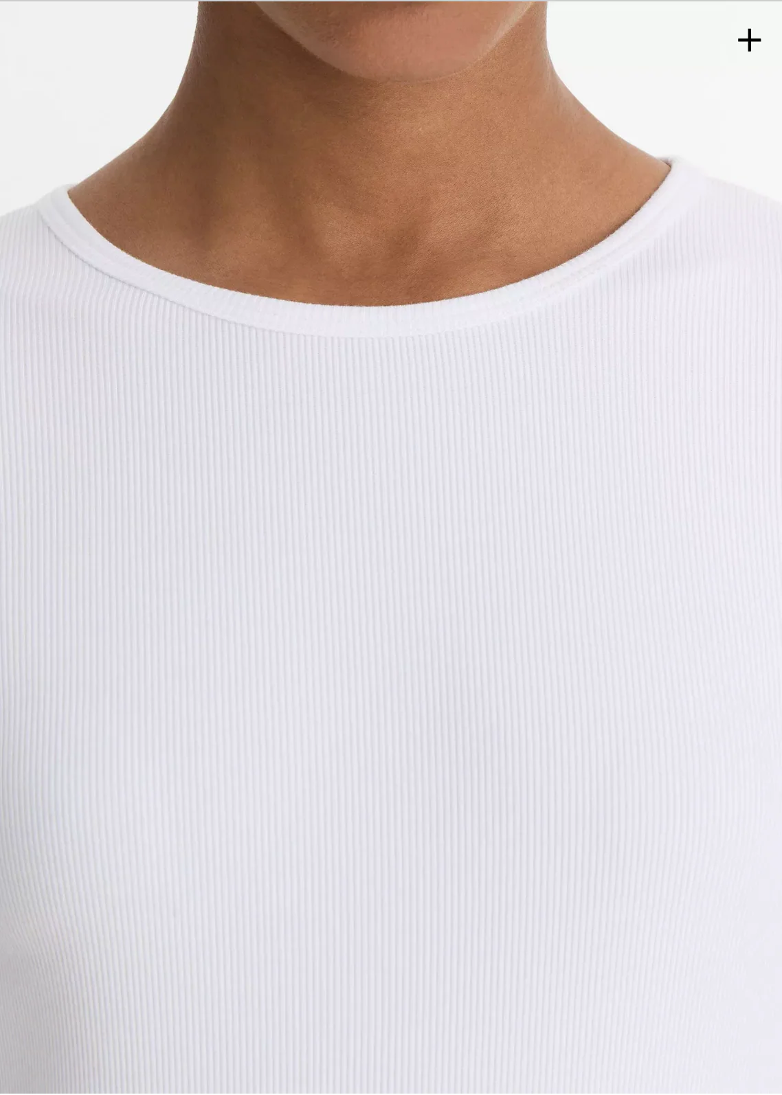 Elbow-Sleeve Crew Neck T-Shirt - Image 3