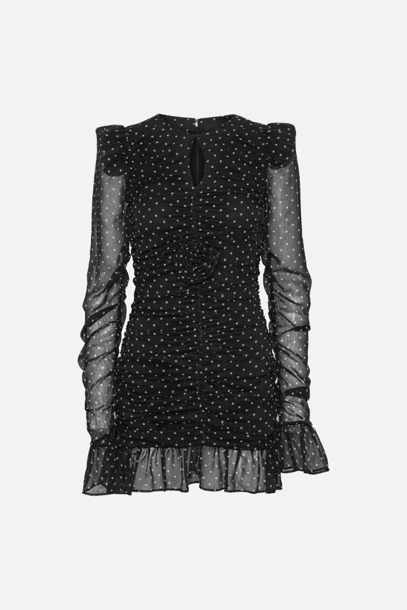 Printed Long-Sleeve Dress - Image 2
