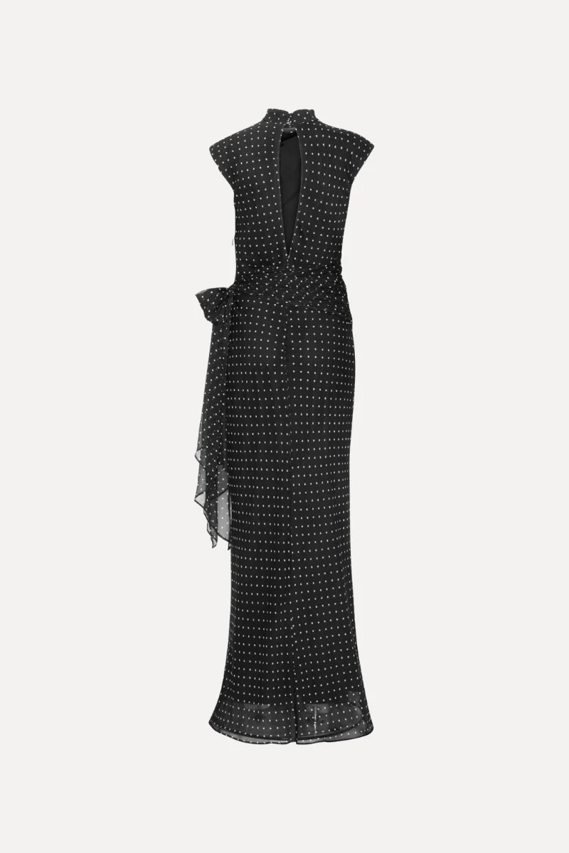 Long Dress W. Tie - Image 5