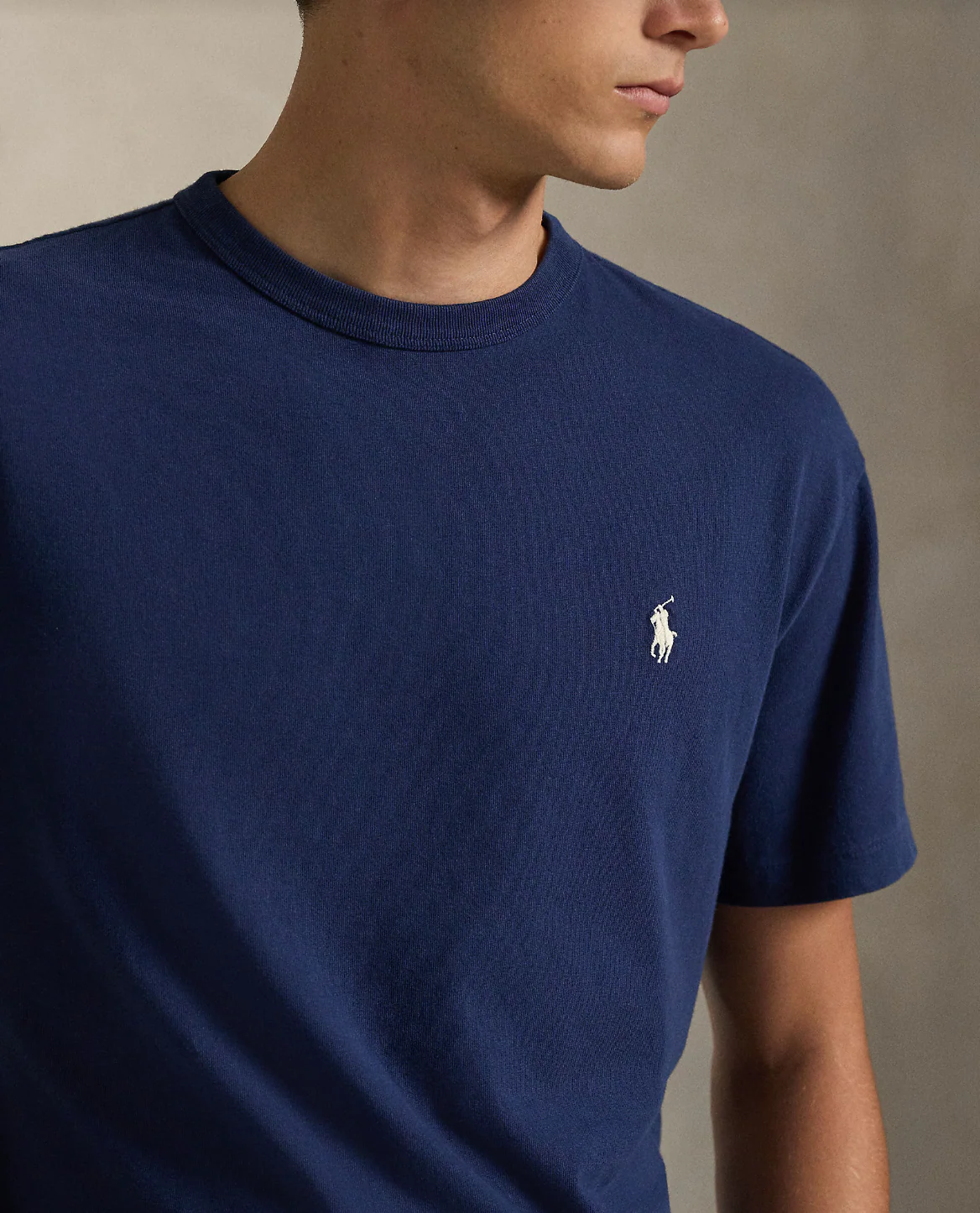 CLASSIC FIT JERSEY CREWNECK T-SHIRT - Image 4