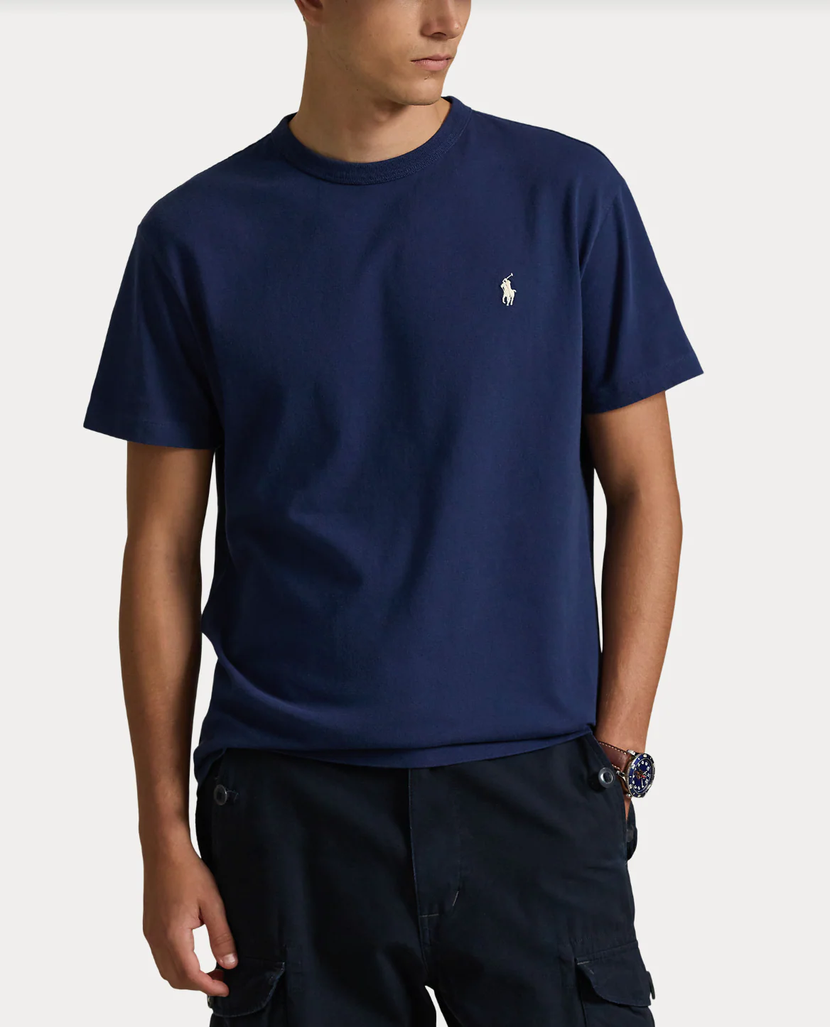 CLASSIC FIT JERSEY CREWNECK T-SHIRT - Image 5