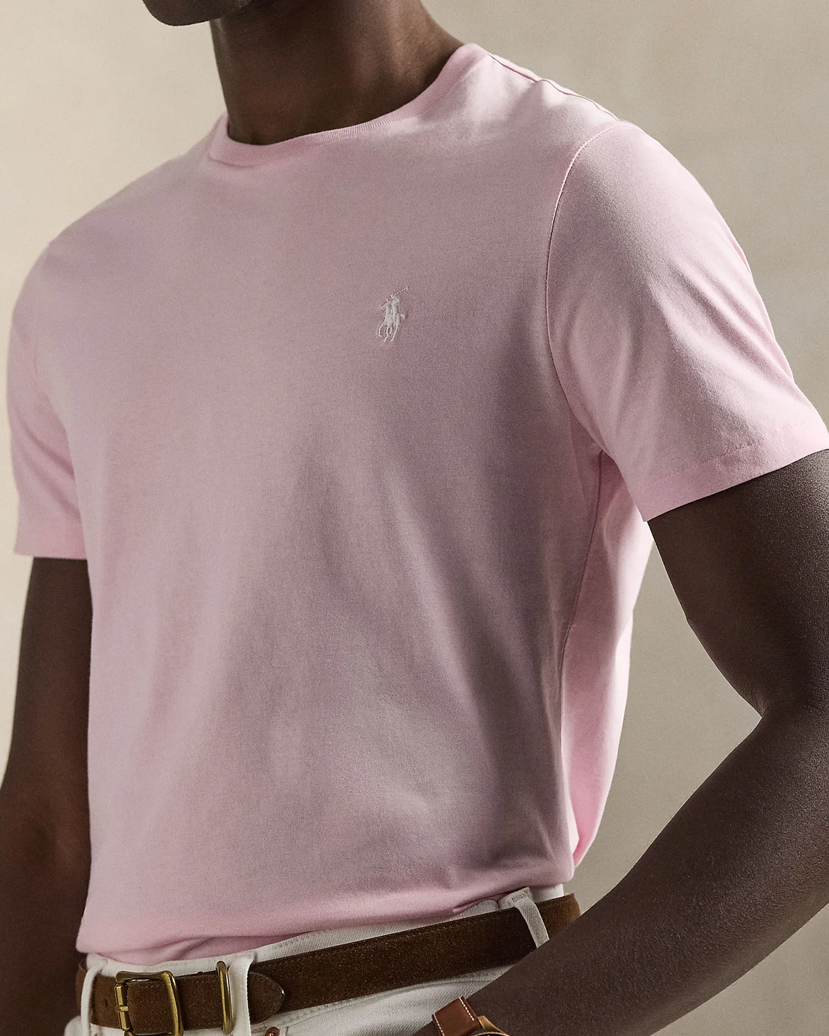 CUSTOM SLIM FIT JERSEY CREWNECK T-SHIRT - Image 3