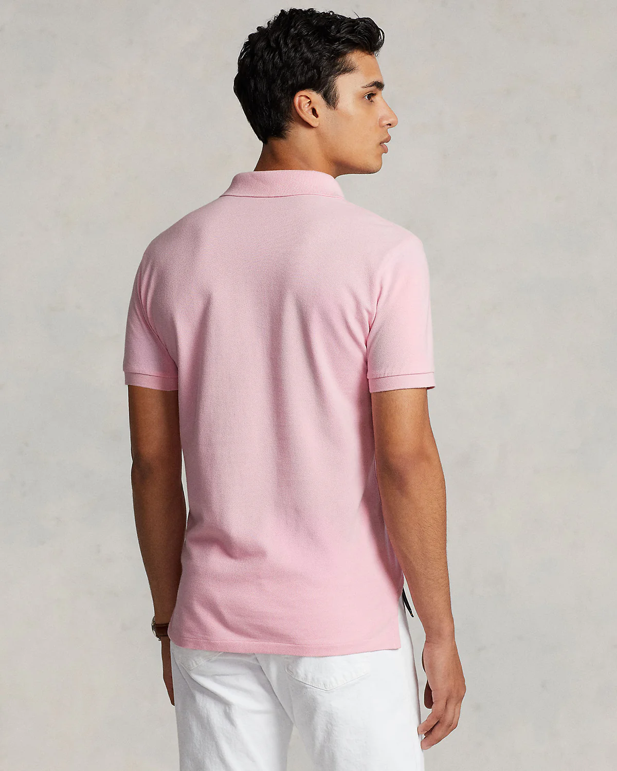 SLIM FIT MESH POLO SHIRT - Image 3