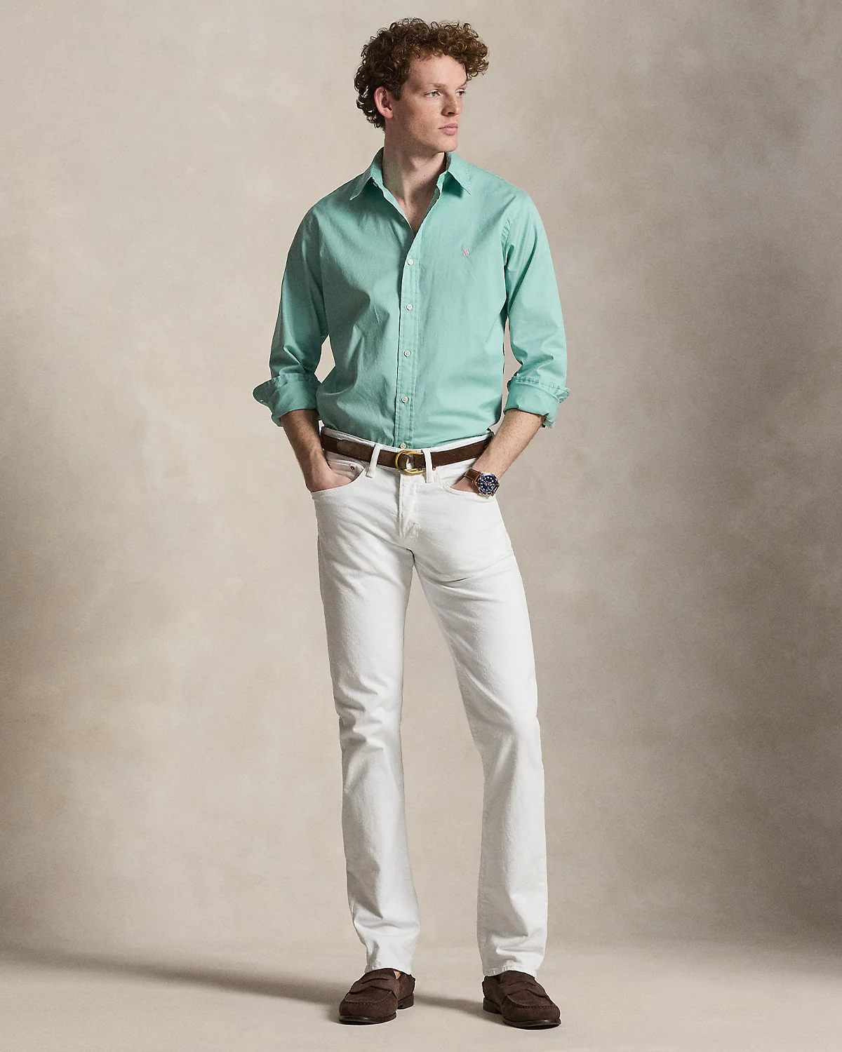 CUSTOM FIT FEATHERWEIGHT TWILL SHIRT - Image 3