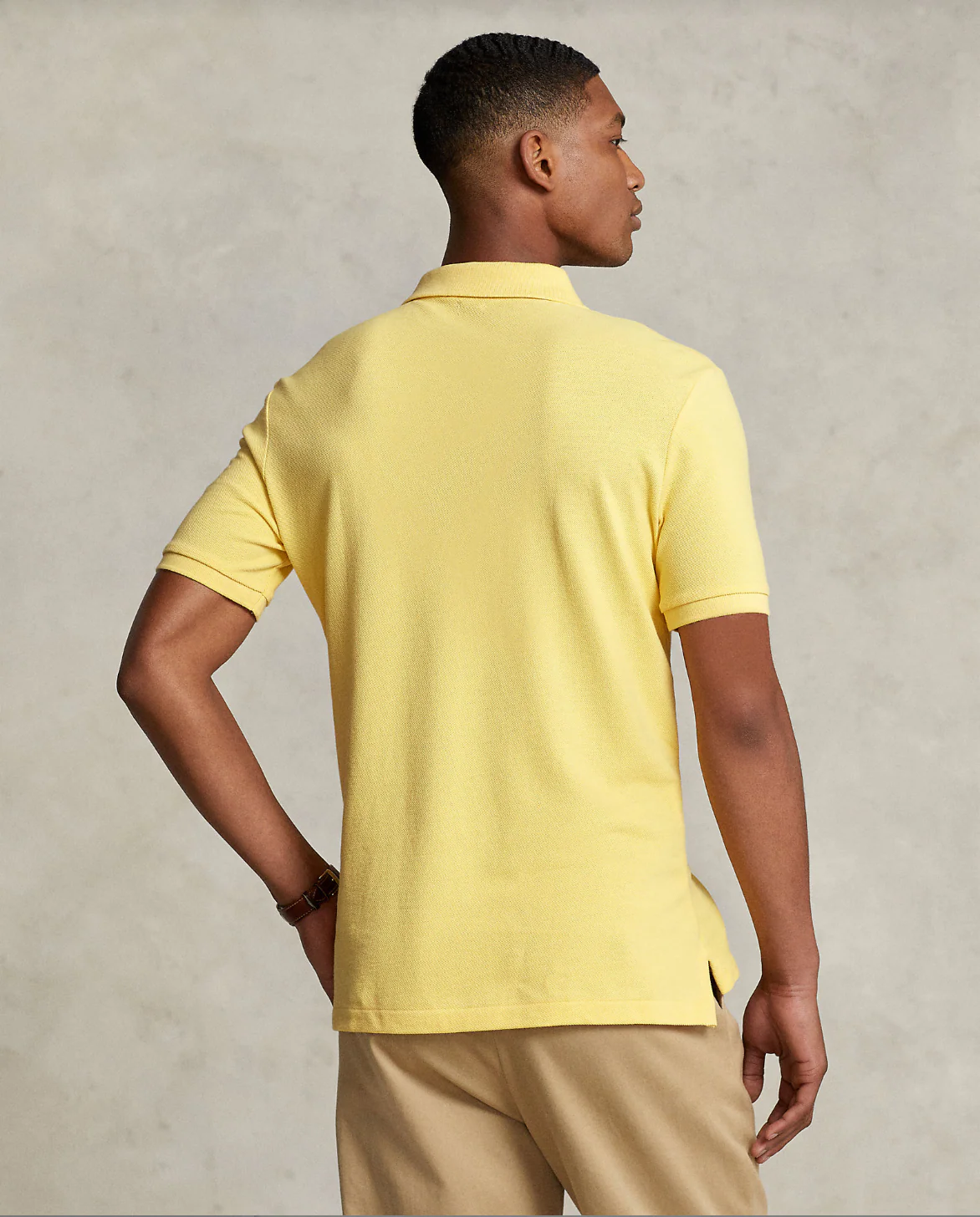 SLIM FIT MESH POLO SHIRT - Image 3
