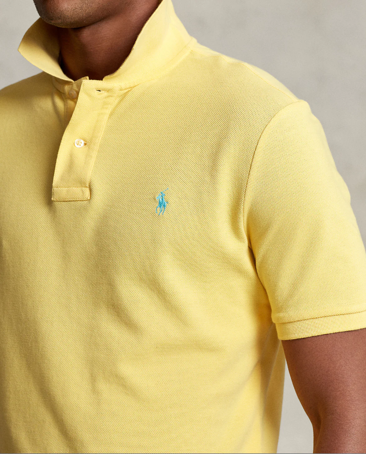 SLIM FIT MESH POLO SHIRT - Image 4