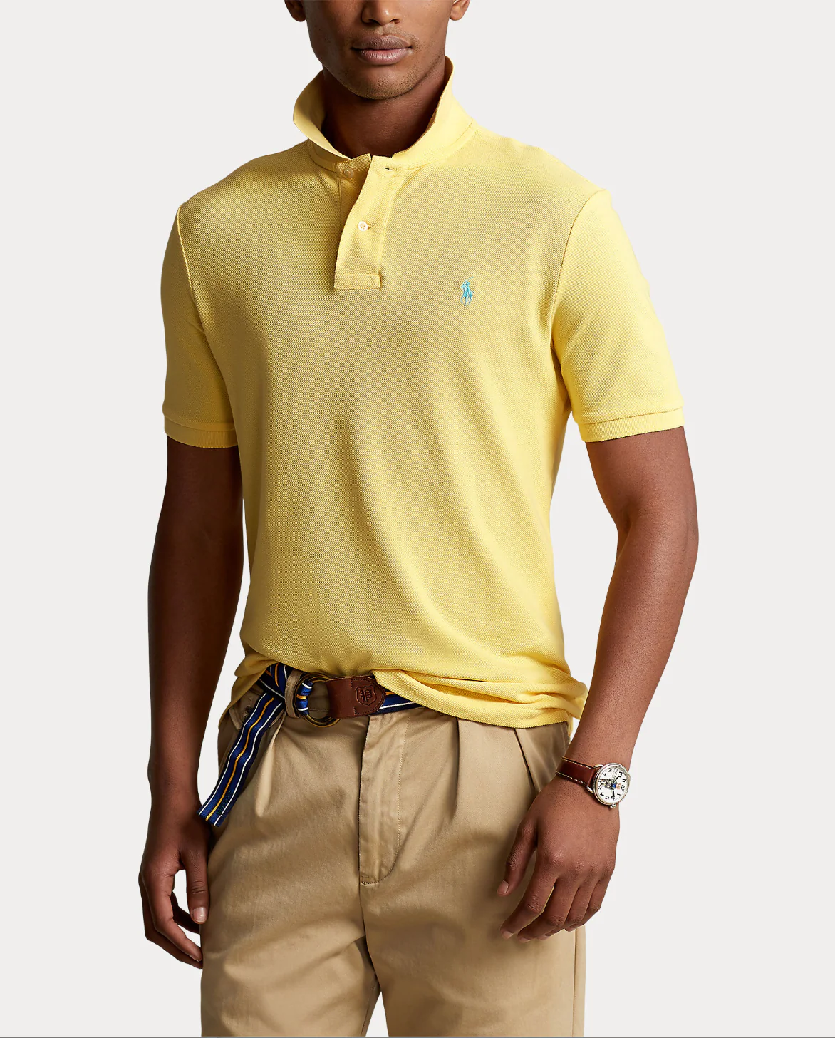 SLIM FIT MESH POLO SHIRT - Image 5
