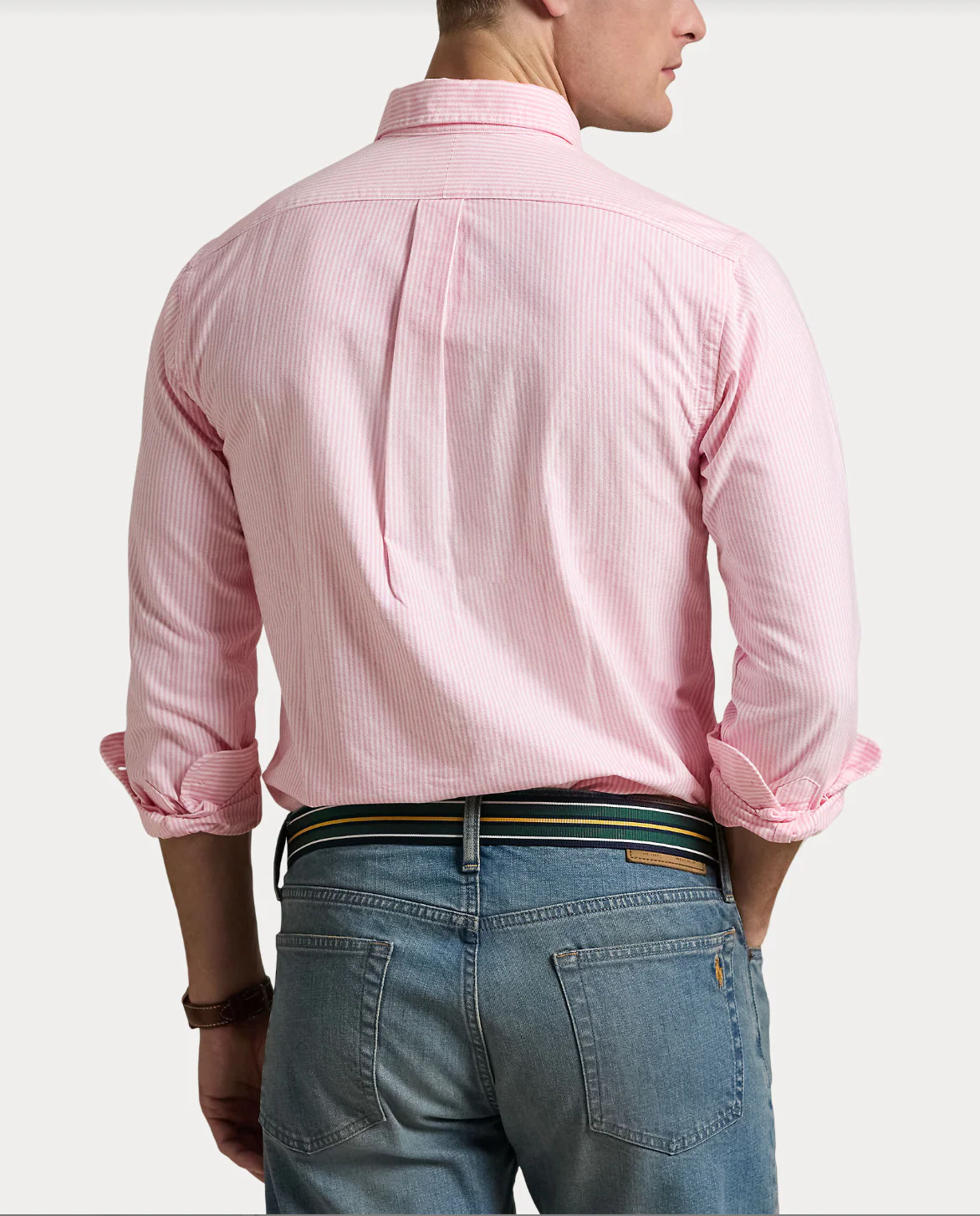 CUSTOM FIT STRIPED OXFORD SHIRT - Image 6
