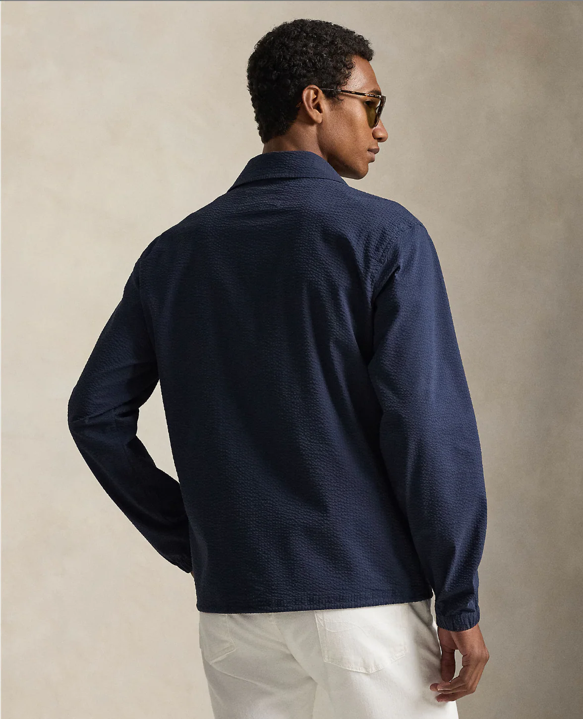 SEERSUCKER COACH’S JACKET - Image 3
