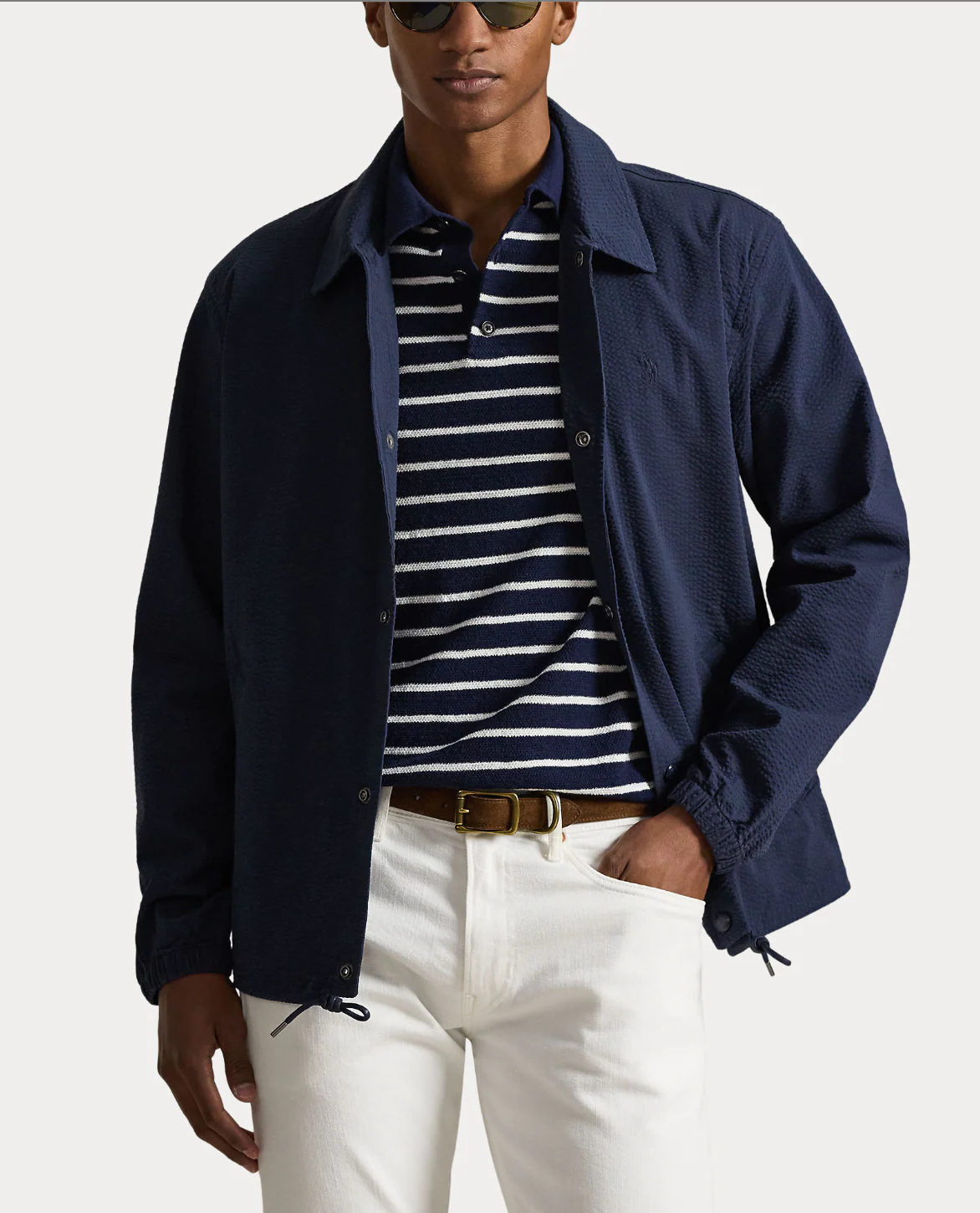 SEERSUCKER COACH’S JACKET - Image 6