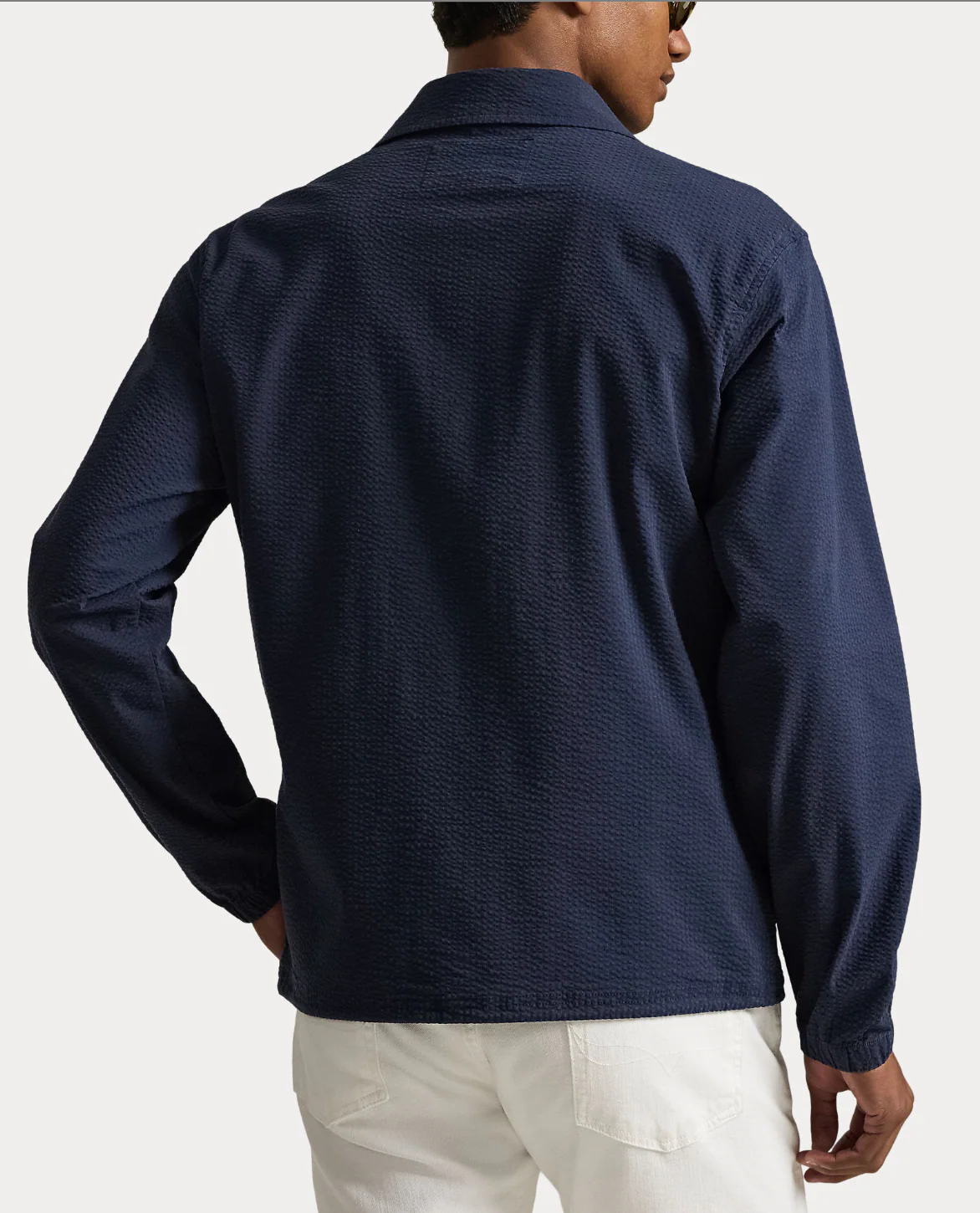 SEERSUCKER COACH’S JACKET - Image 7