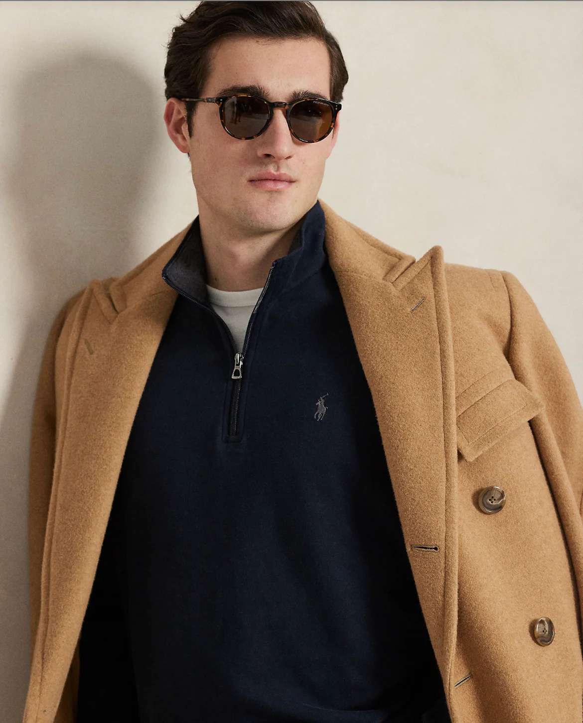 LUXURY JERSEY QUARTER-ZIP PULLOVER - Image 5