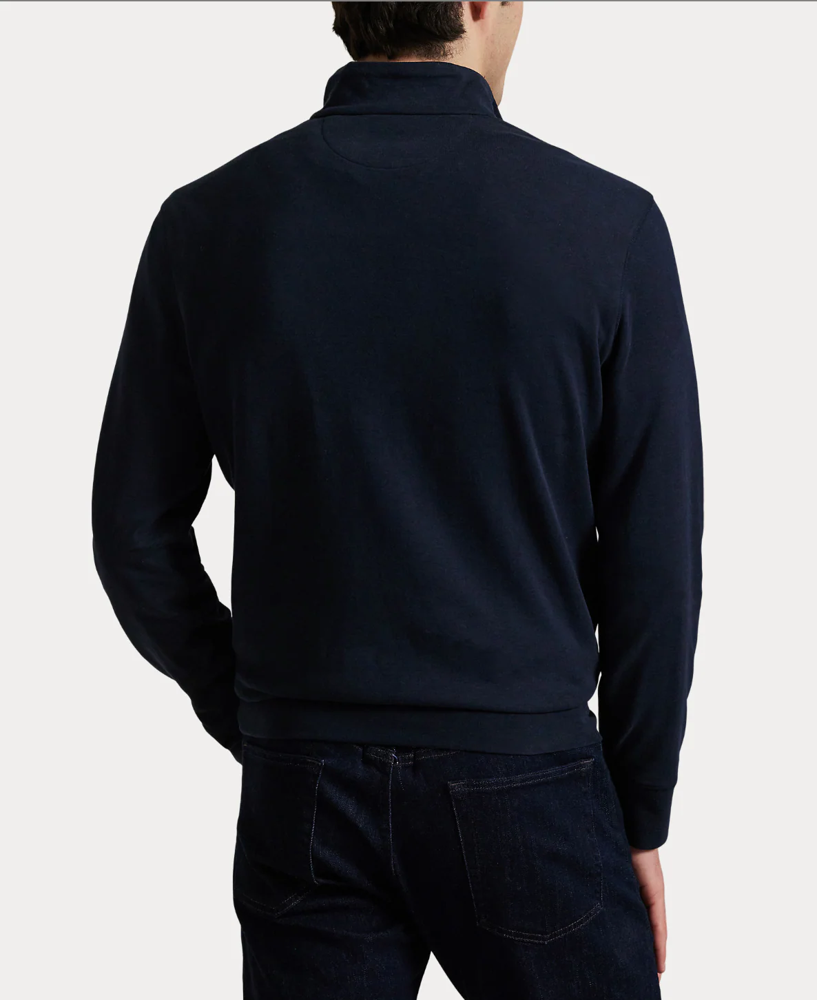 LUXURY JERSEY QUARTER-ZIP PULLOVER - Image 6