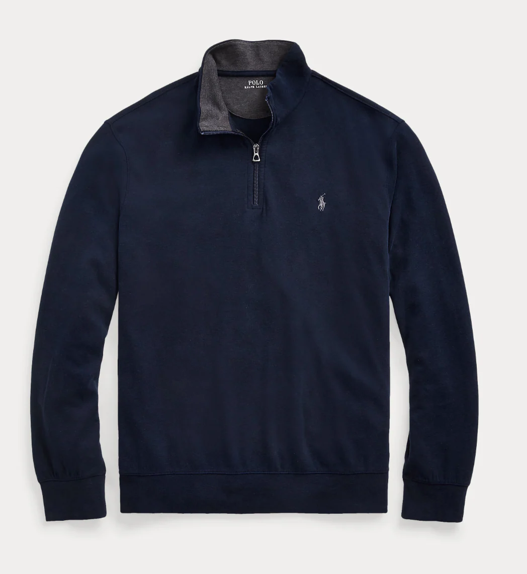 LUXURY JERSEY QUARTER-ZIP PULLOVER - Image 7