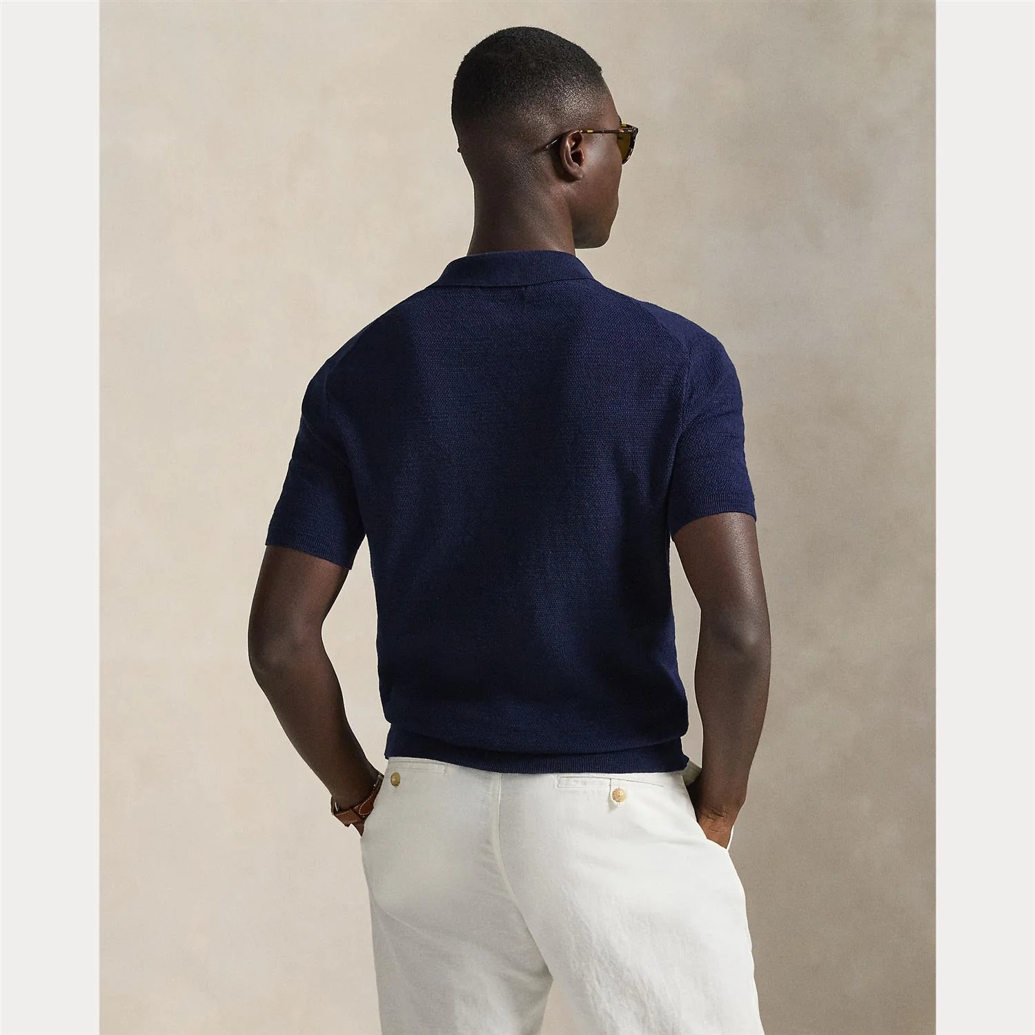 TEXTURED COTTON-LINEN SWEATER - Image 4