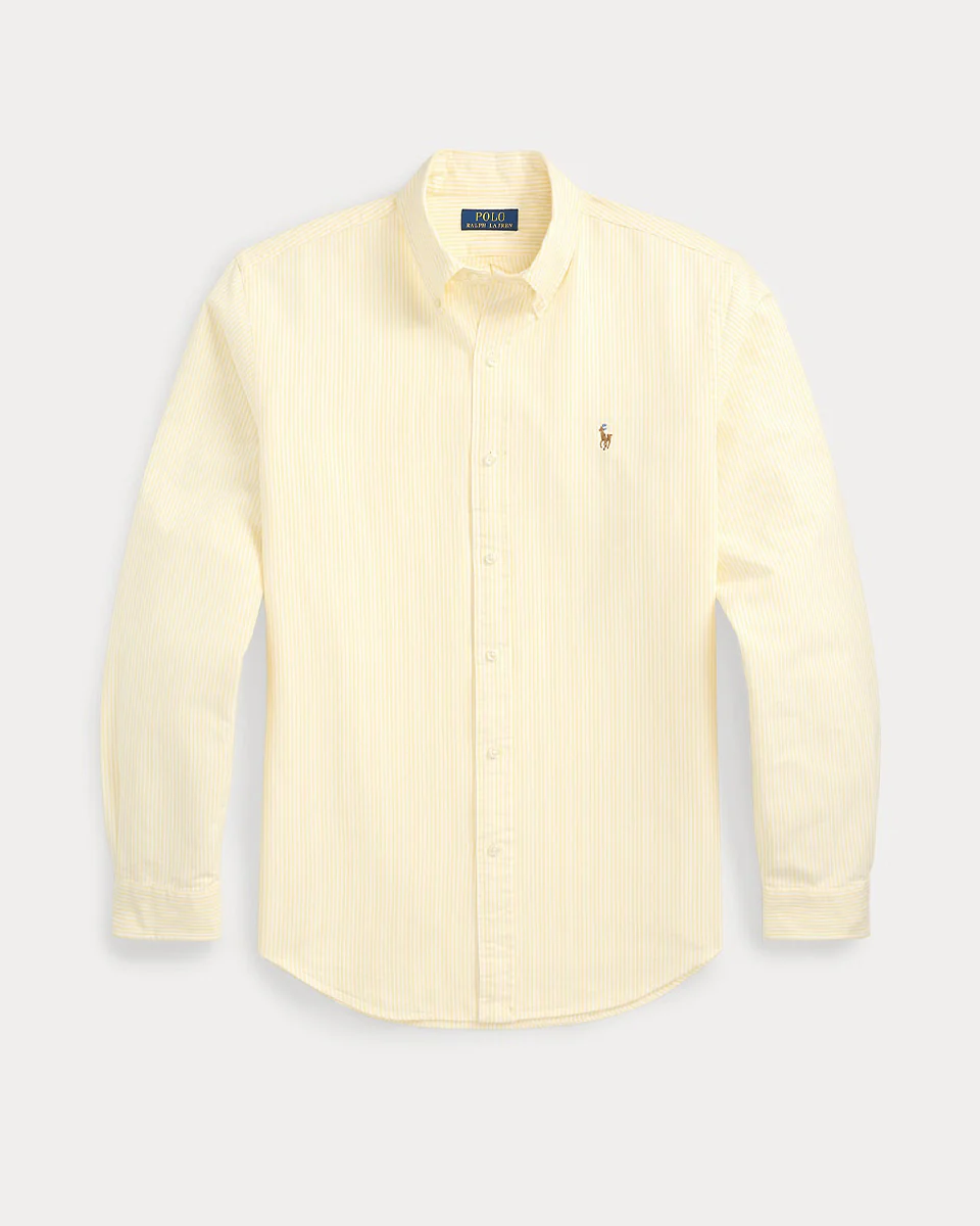 CUSTOM FIT STRIPED OXFORD SHIRT - Image 4