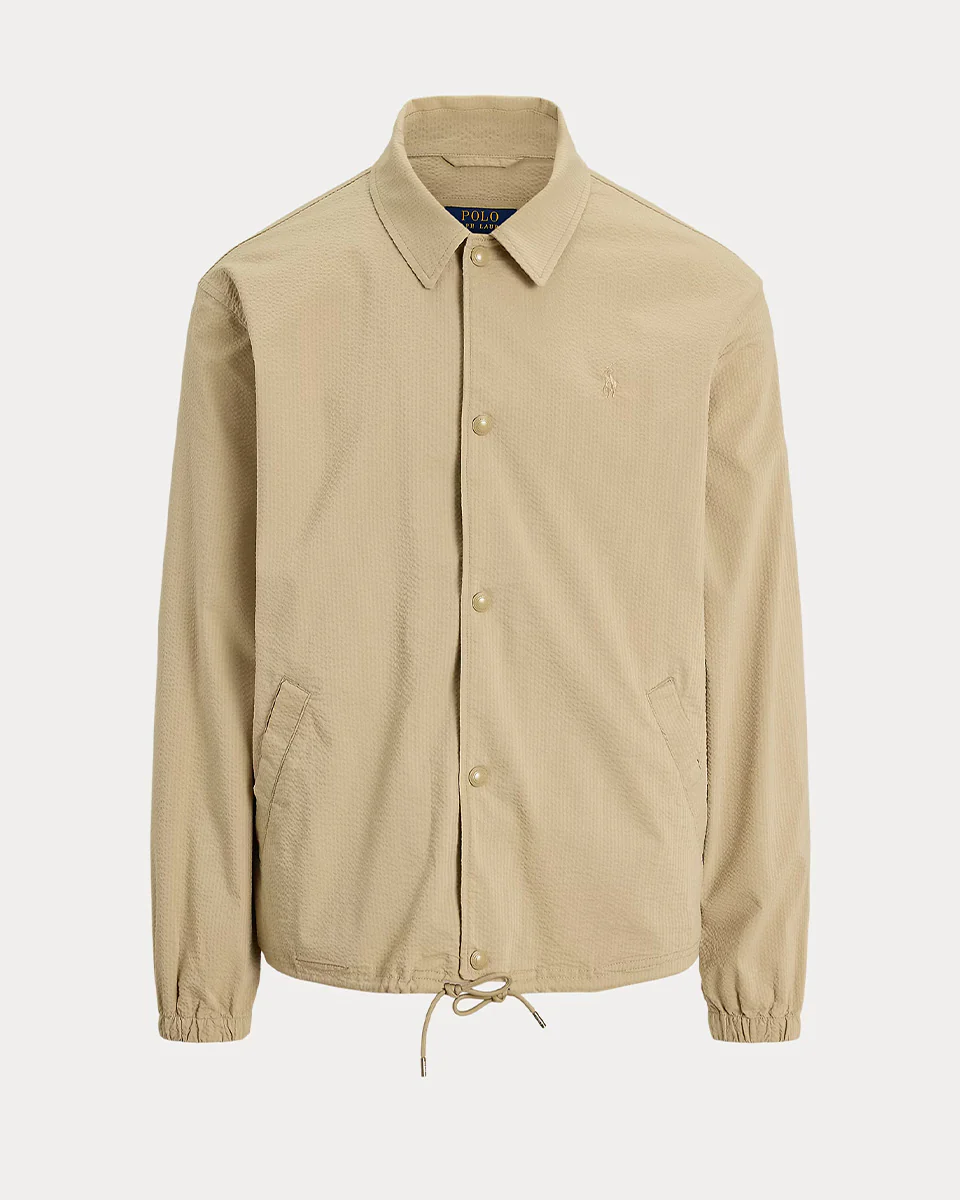SEERSUCKER COACH’S JACKET - Image 4