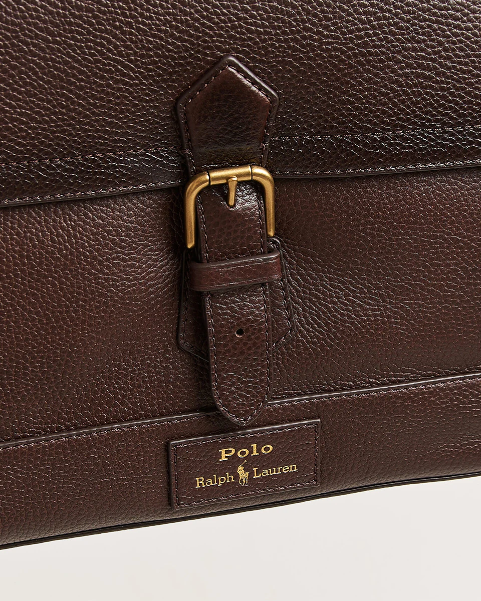 PEBBLED LEATHER MESSENGER BAG - Image 3