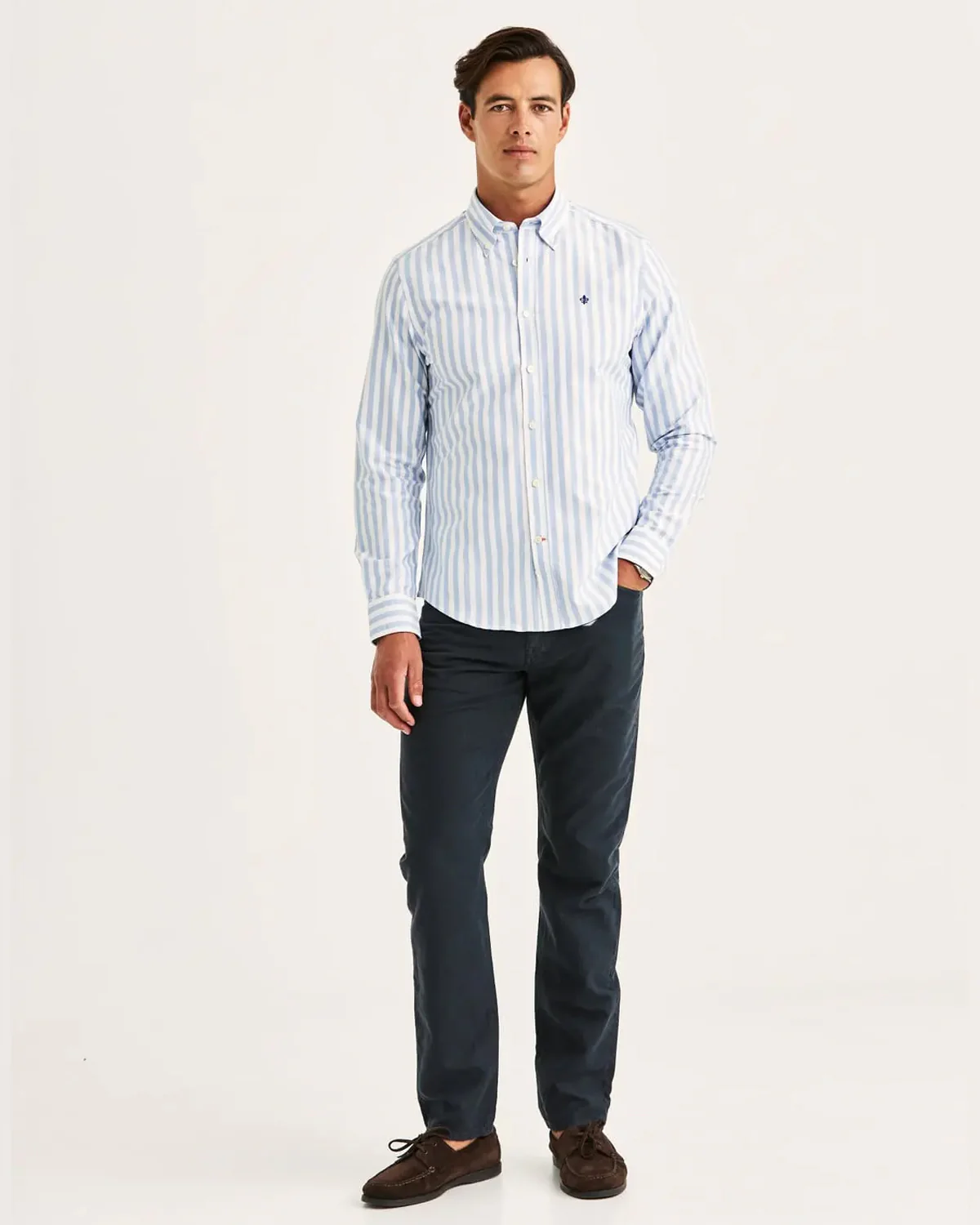 Douglas Oxford Stripe Shirt Slim Fit - Image 2