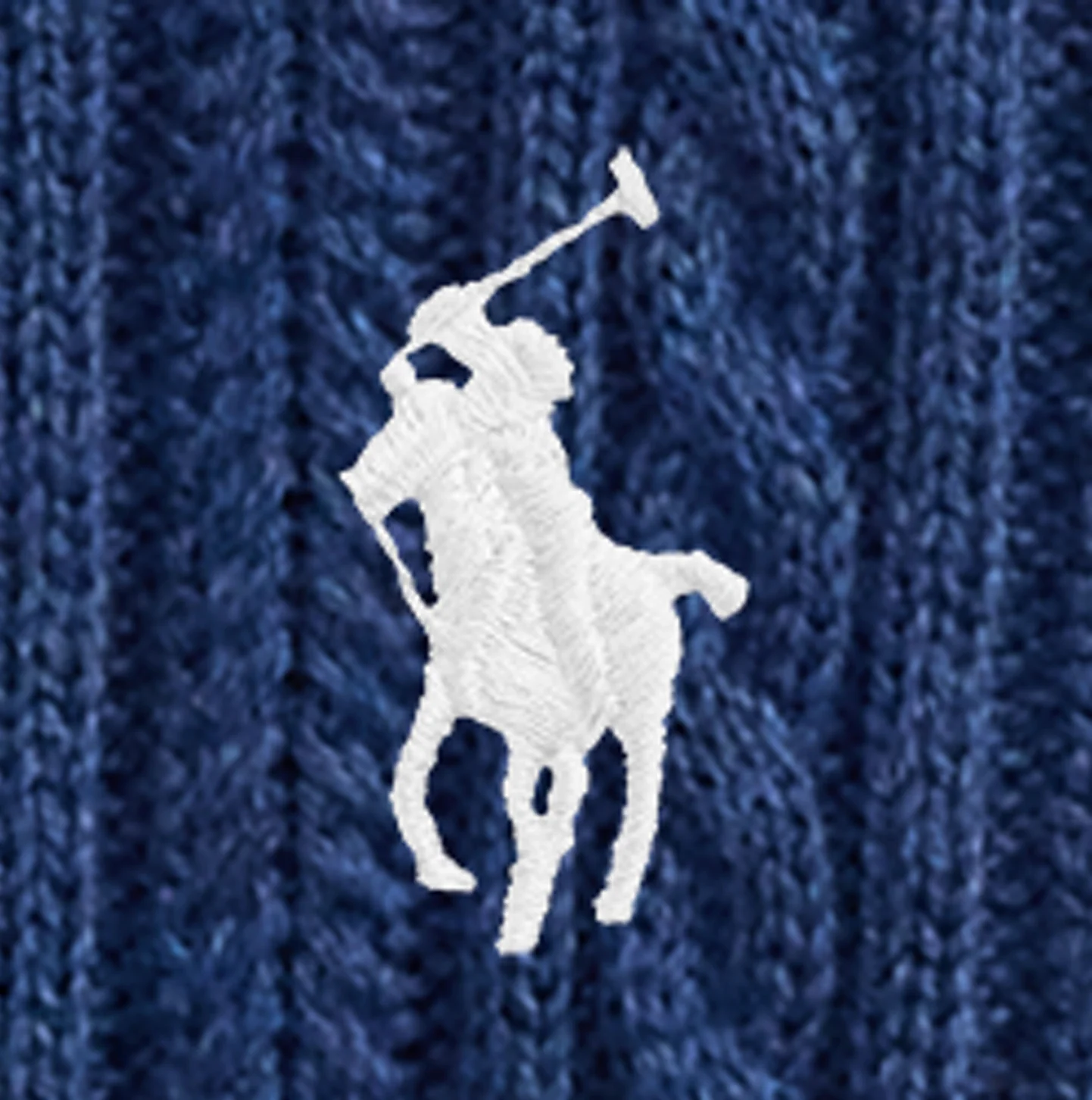 CABLE-KNIT COTTON POLO SWEATER - Image 7