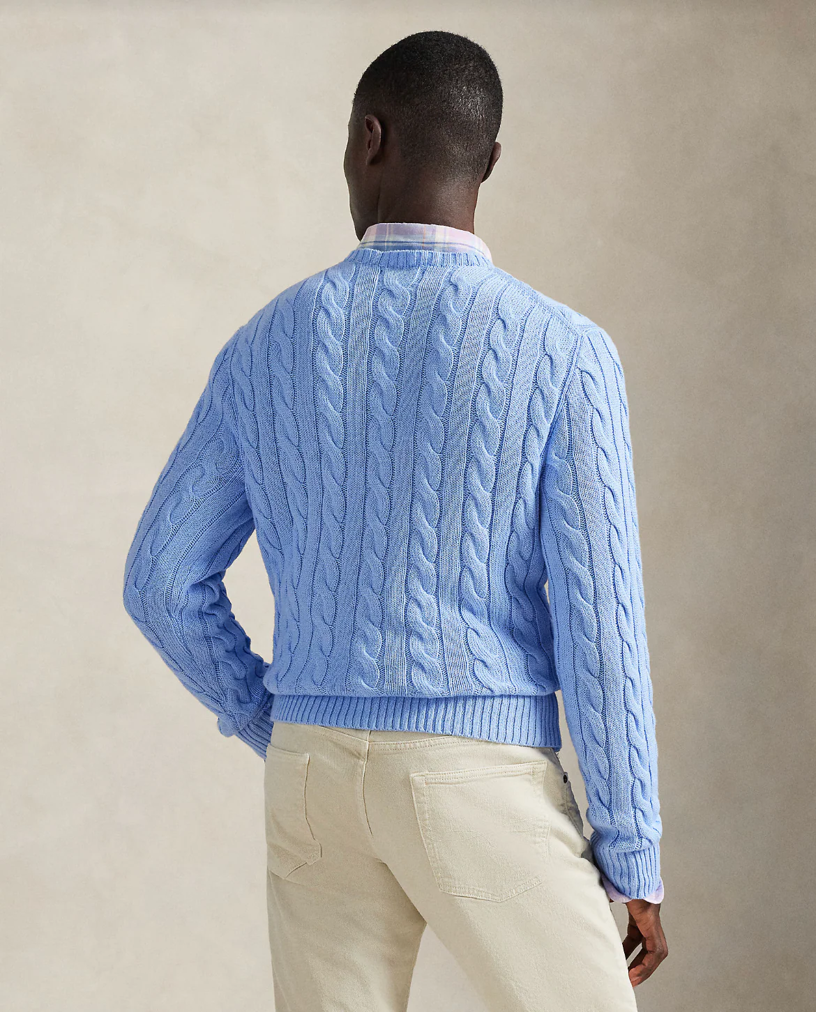CABLE-KNIT COTTON SWEATER - Image 3
