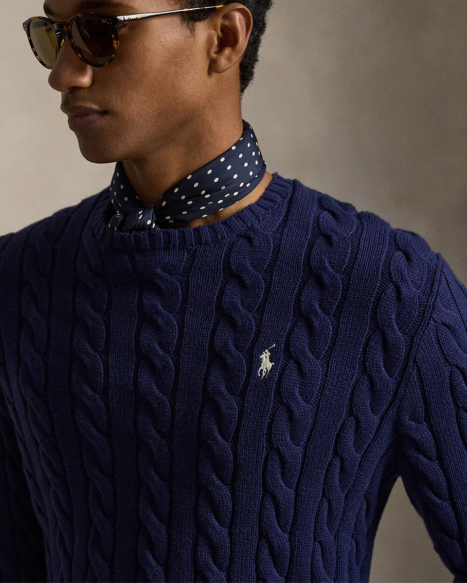 CABLE-KNIT COTTON SWEATER - Image 3
