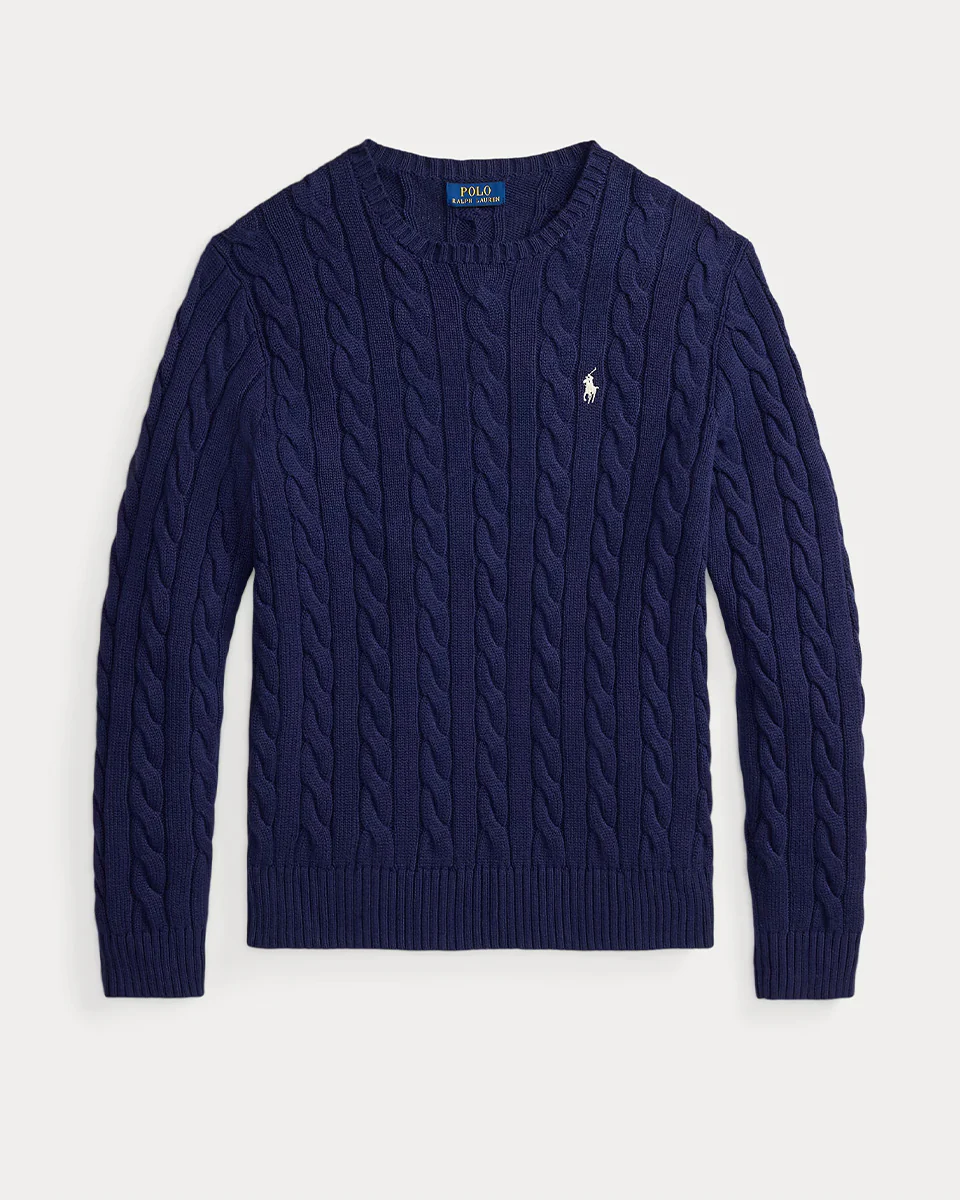 CABLE-KNIT COTTON SWEATER - Image 5