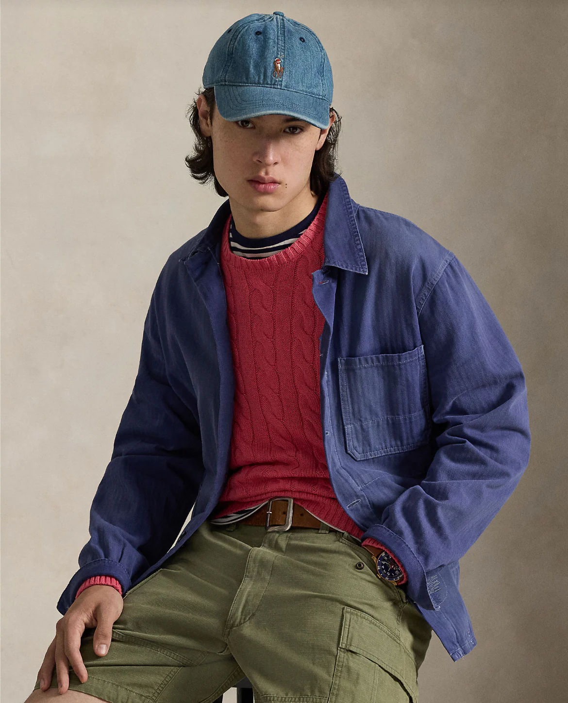 CABLE-KNIT COTTON SWEATER - Image 4
