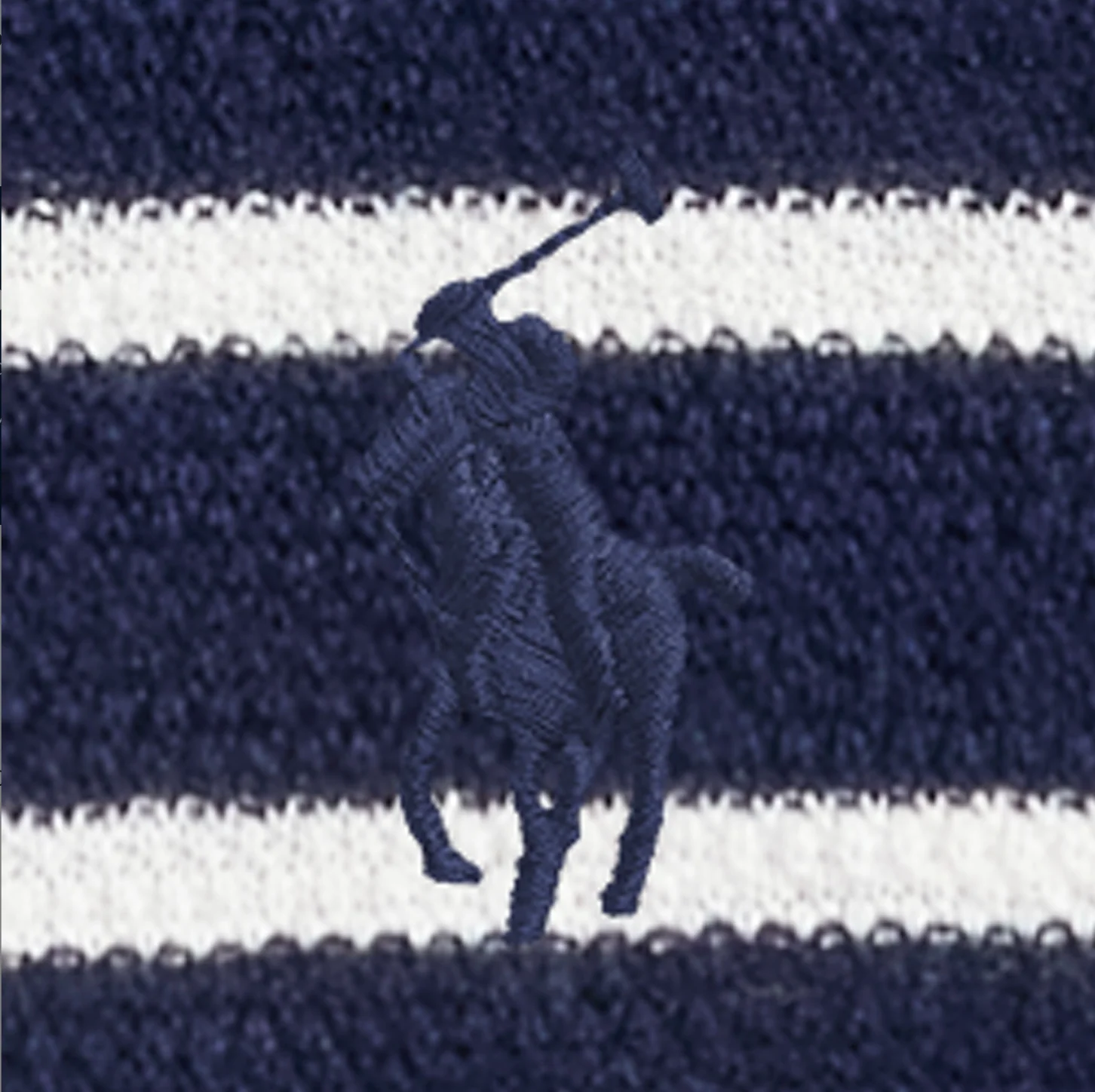 STRIPED COTTON-LINEN POLO SWEATER - Image 6