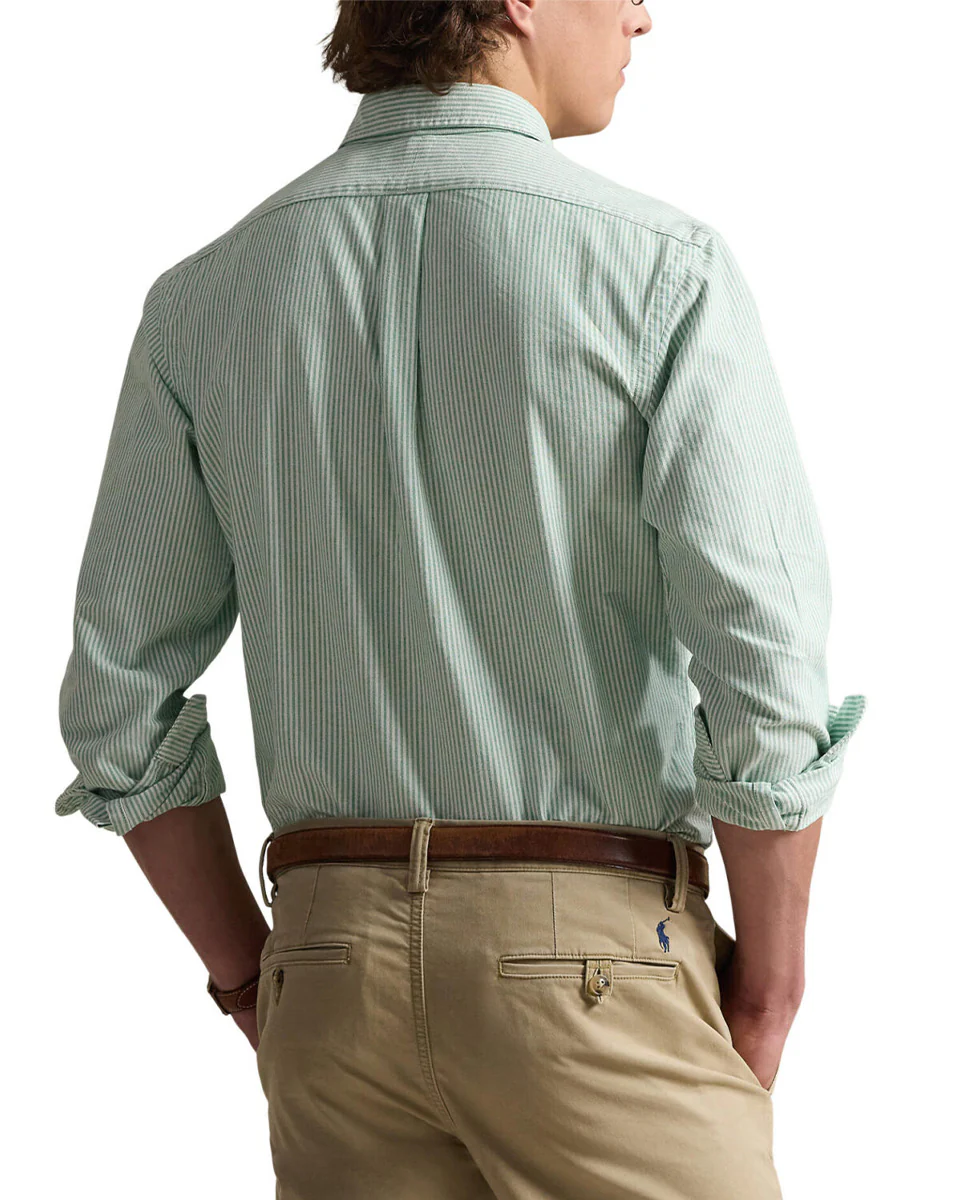 CUSTOM FIT STRIPED OXFORD SHIRT - Image 2