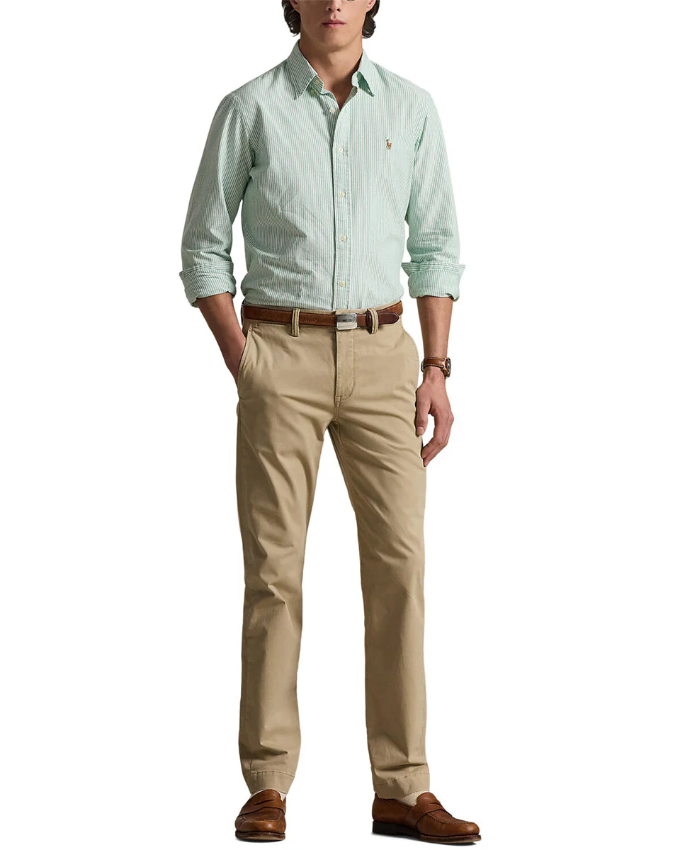 CUSTOM FIT STRIPED OXFORD SHIRT - Image 3