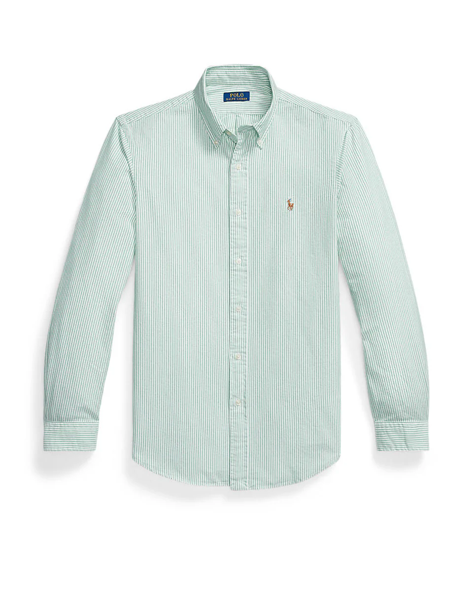 CUSTOM FIT STRIPED OXFORD SHIRT - Image 4