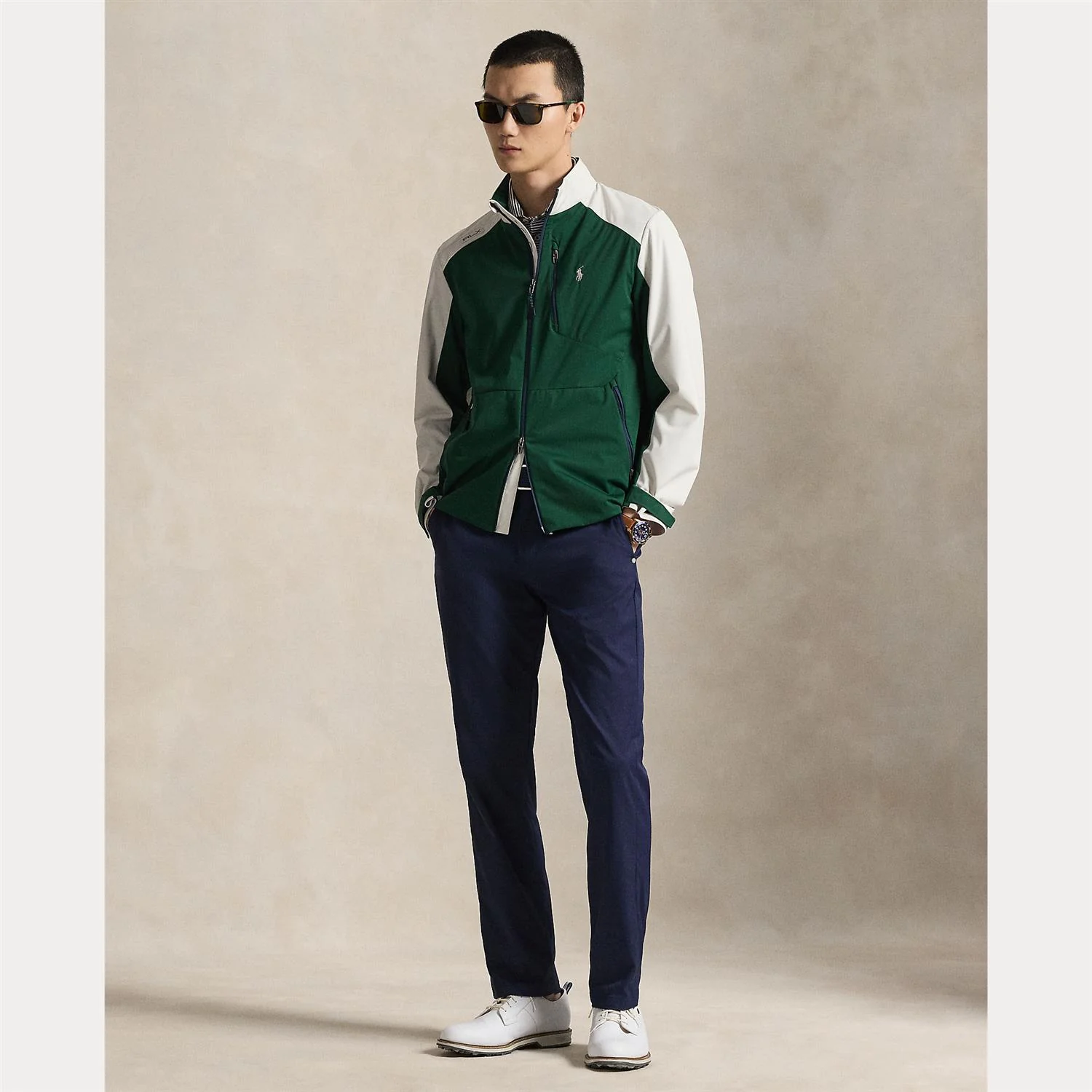 COLOR-BLOCKED PACKABLE JACKET - Image 2