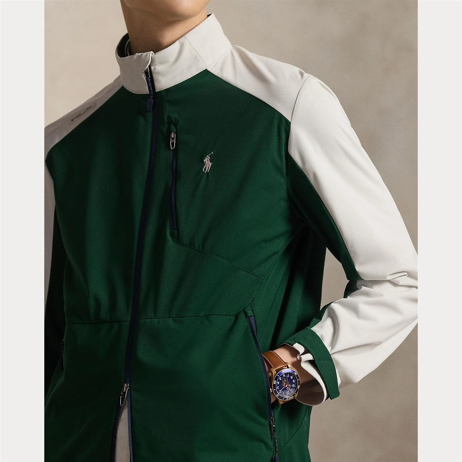 COLOR-BLOCKED PACKABLE JACKET - Image 5