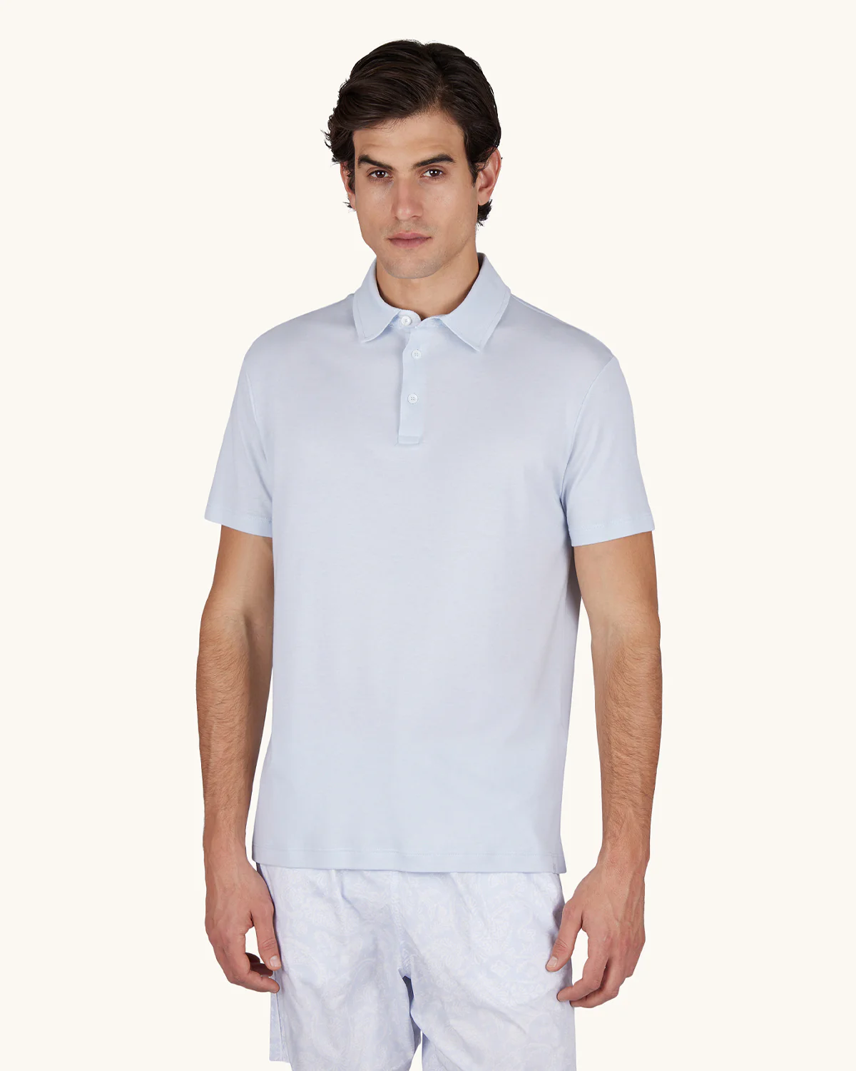 Cotton Lyocell Polo Shirt - Image 2