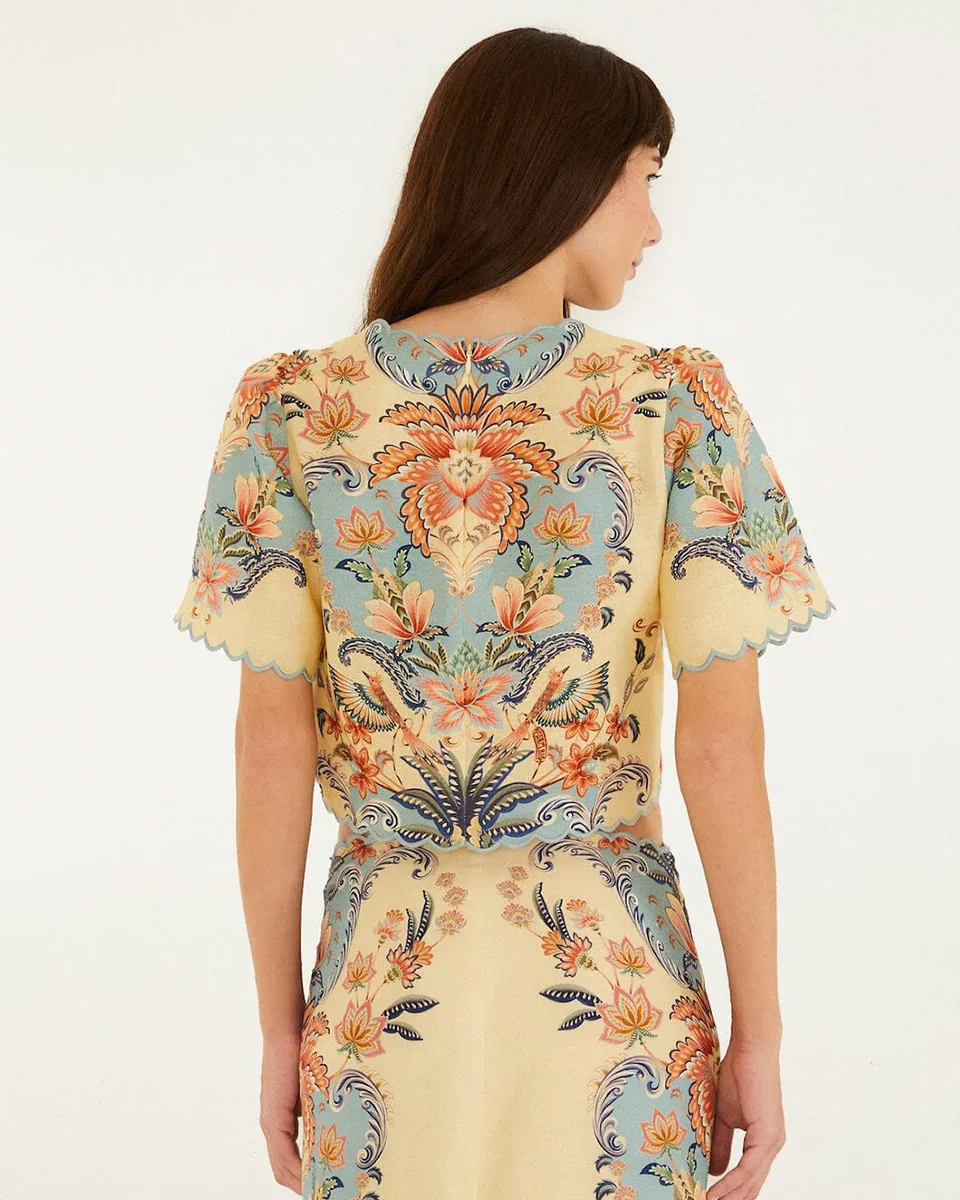 Boho Beauty Butter Shortsleeve Top - Image 2