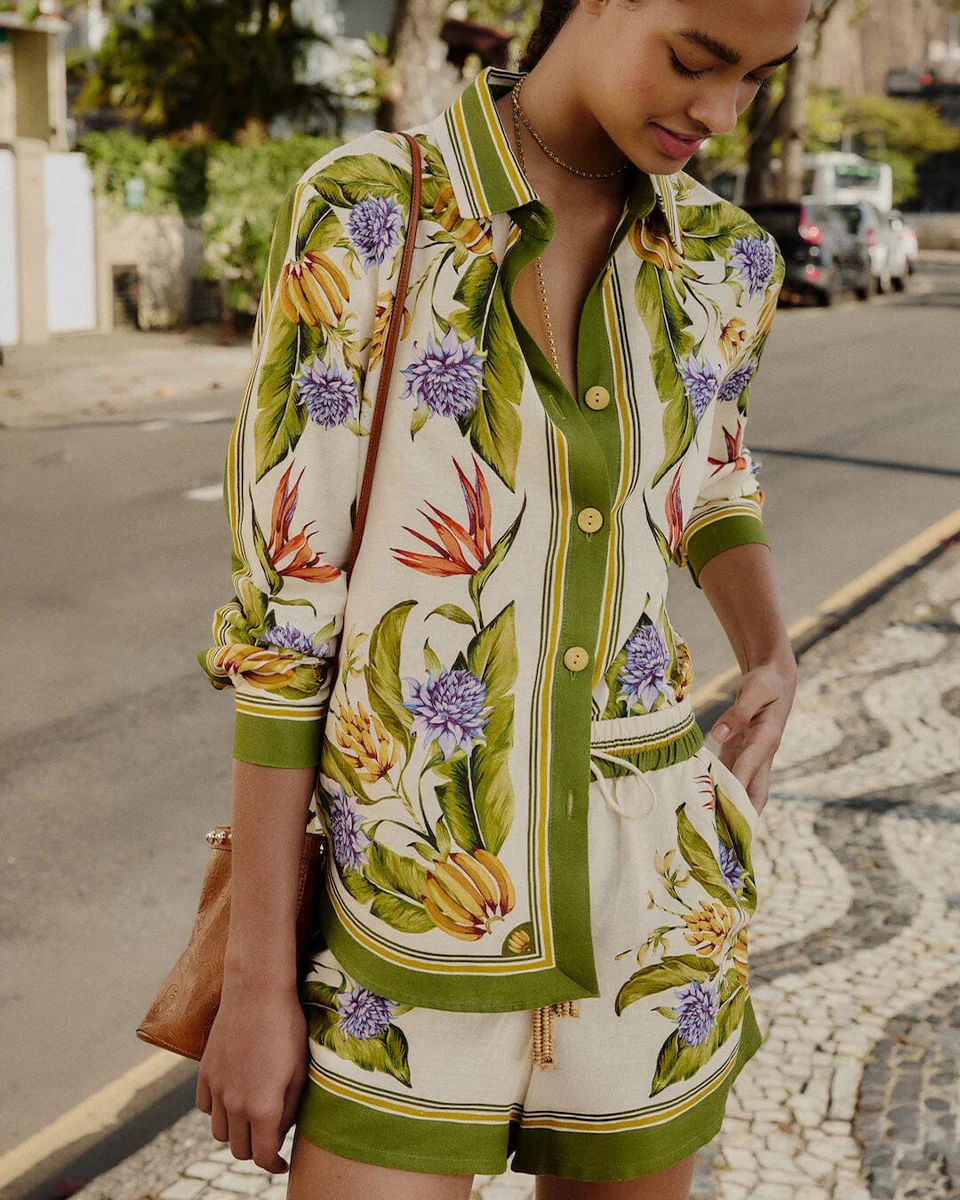 Tropical Scarf Sand Shorts - Image 3