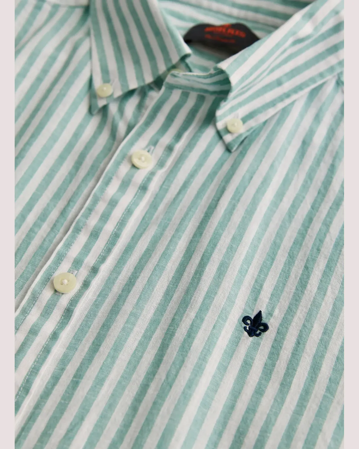 Douglas Linen Stripe Shirt - Classic Fit - Image 2