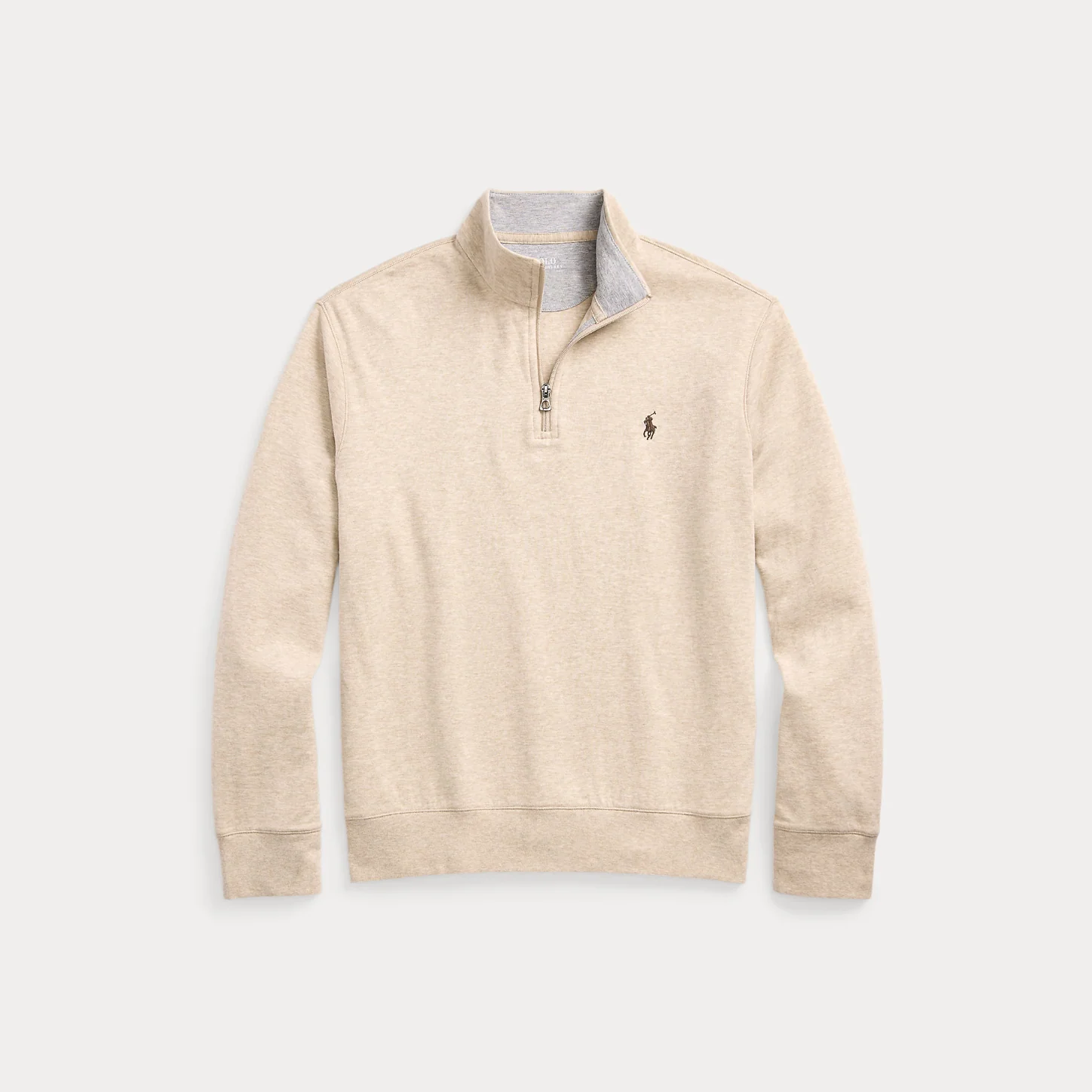 LUXURY JERSEY QUARTER-ZIP PULLOVER - Image 7
