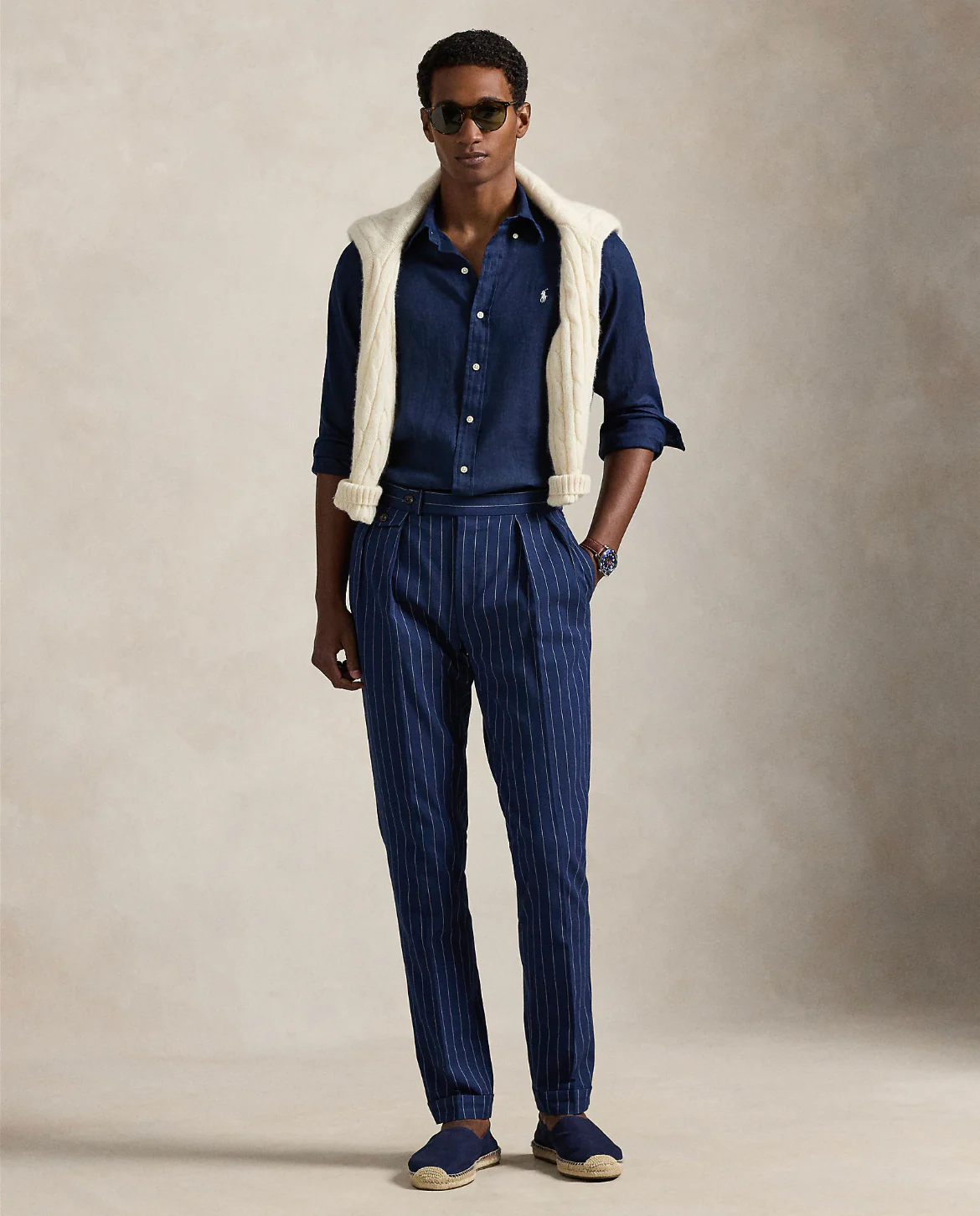 CUSTOM FIT LINEN SHIRT - Image 2
