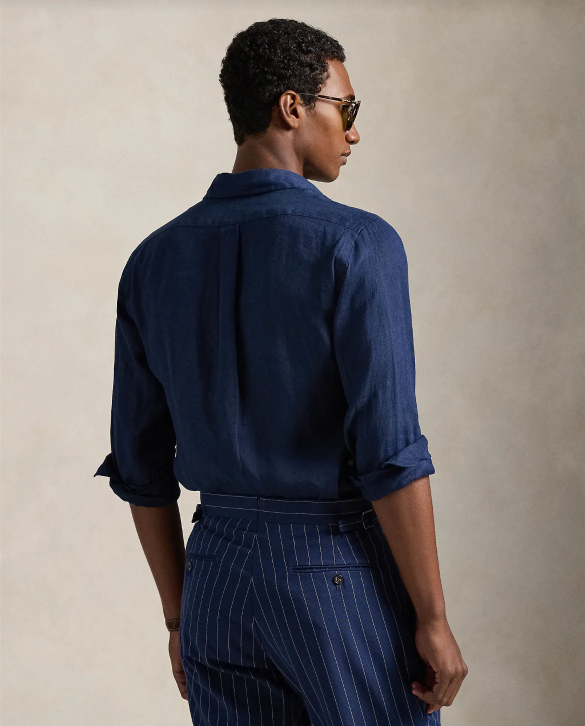 CUSTOM FIT LINEN SHIRT - Image 3