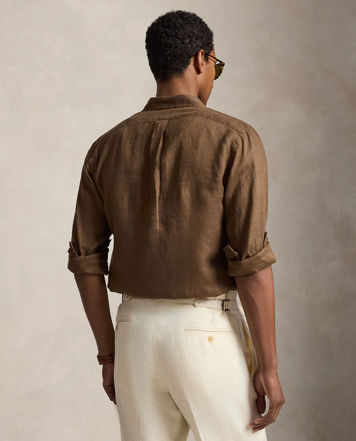 SLIM FIT LINEN SHIRT - Image 3