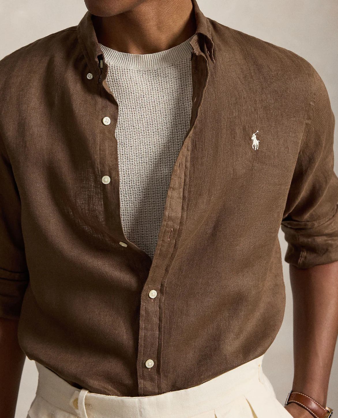 SLIM FIT LINEN SHIRT - Image 4
