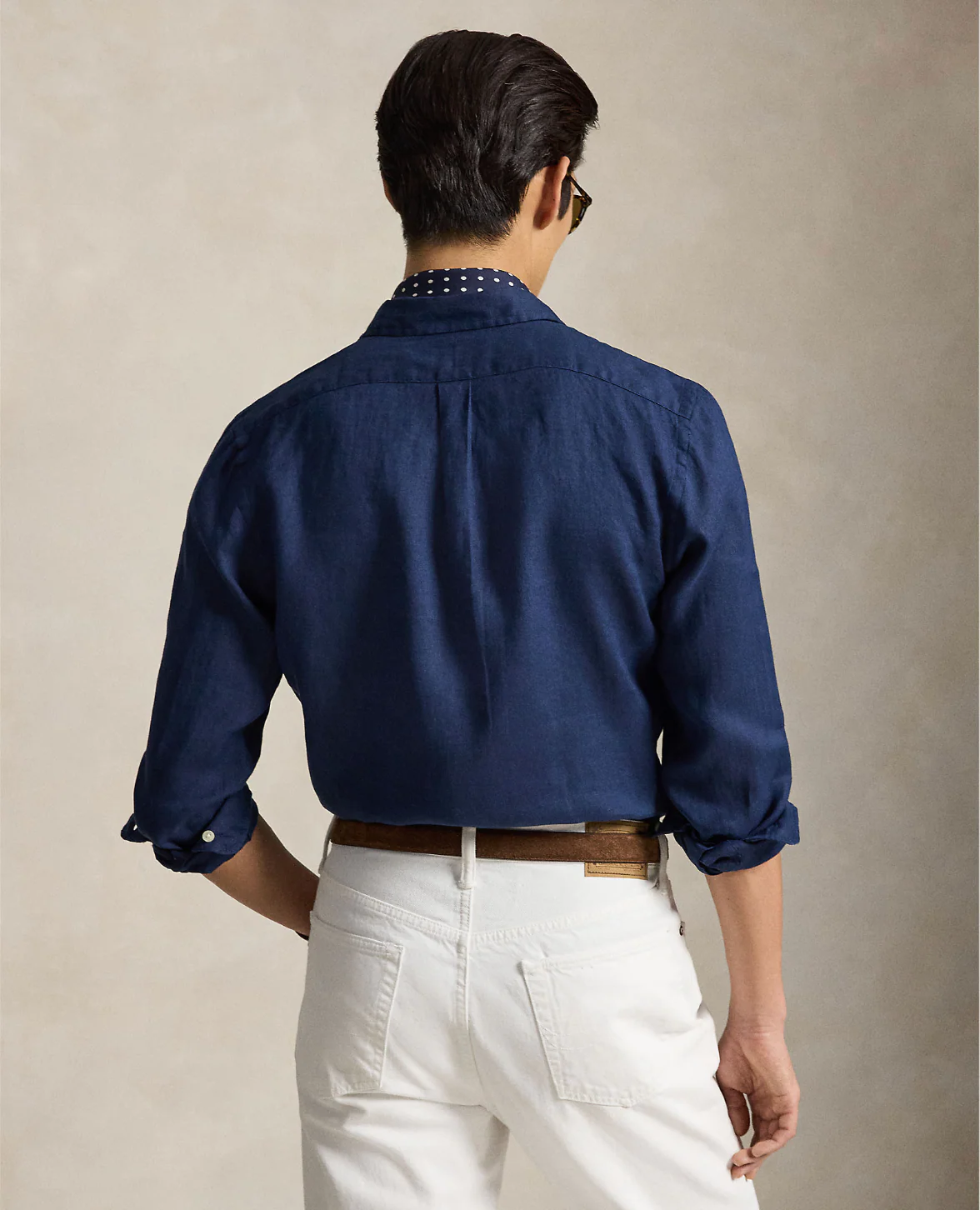 SLIM FIT LINEN SHIRT - Image 3