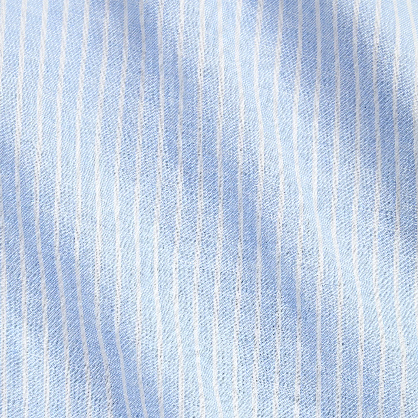 CUSTOM FIT STRIPED LINEN SHIRT - Image 5