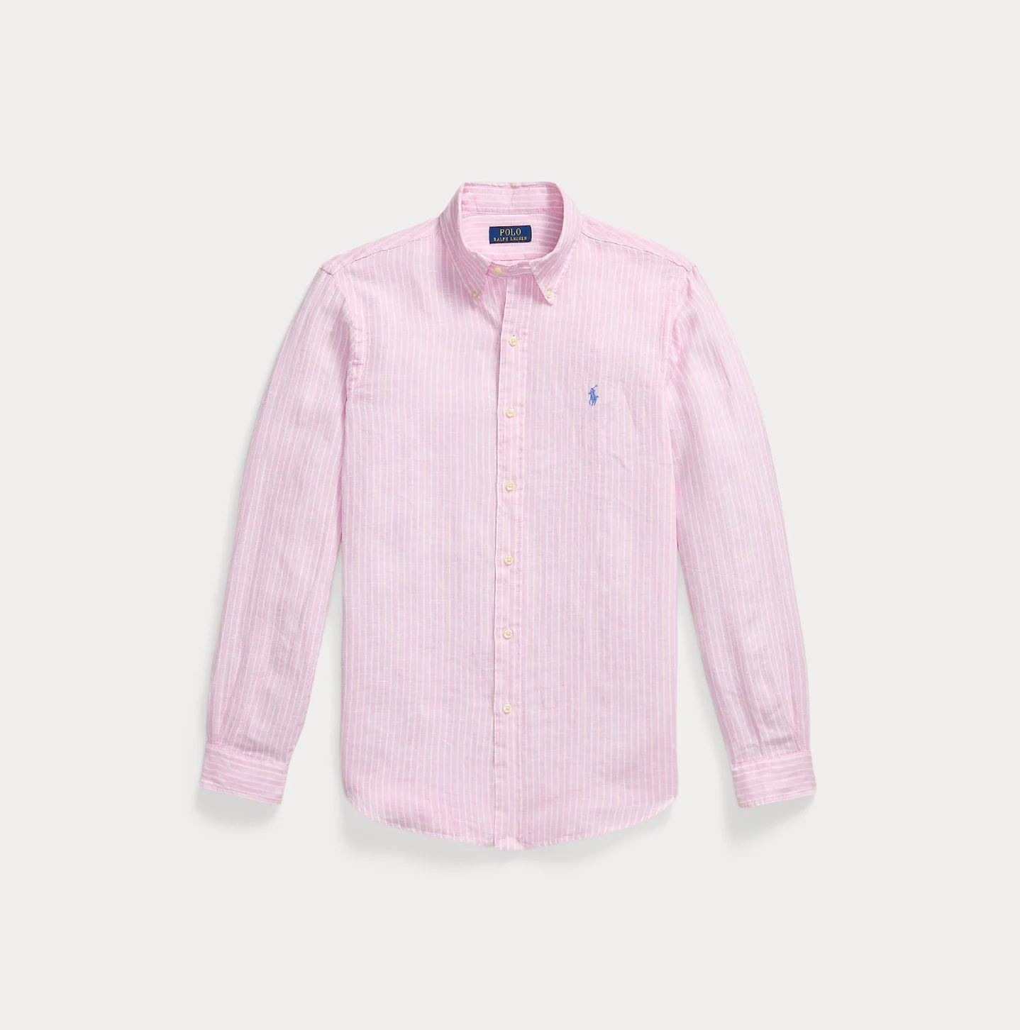 CUSTOM FIT STRIPED LINEN SHIRT - Image 7