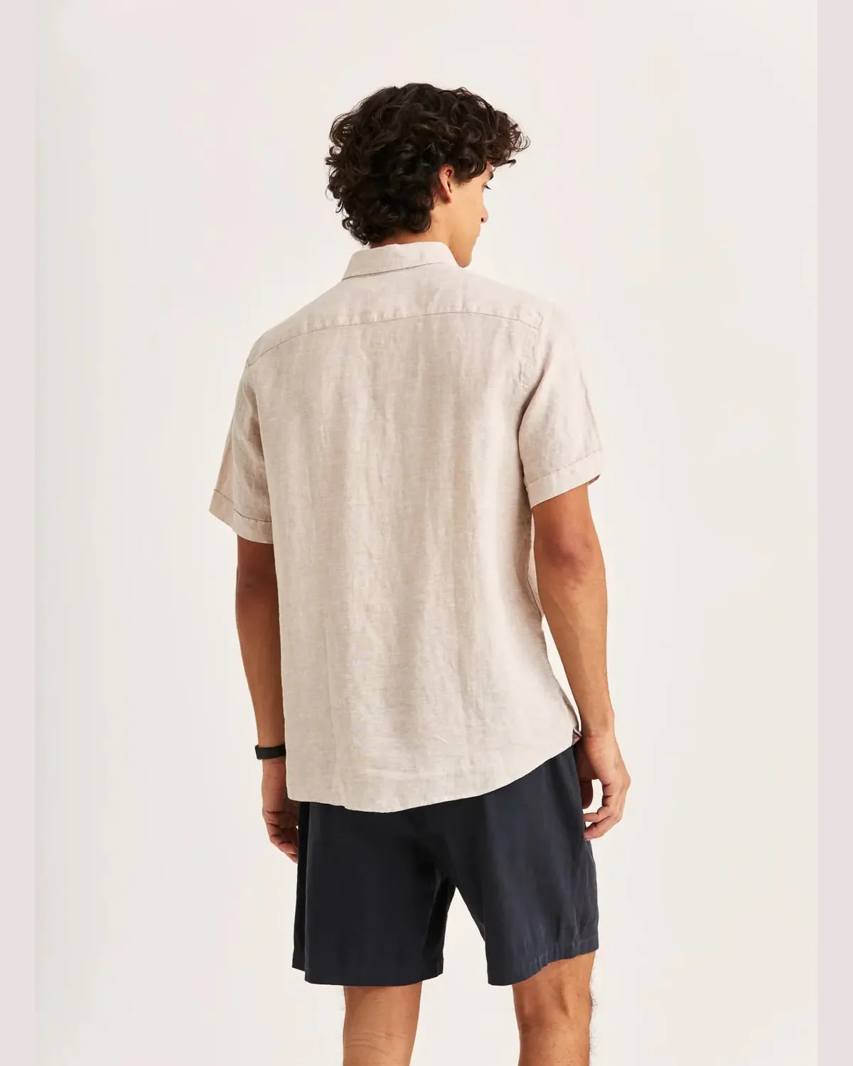 Douglas Linen SS Shirt-Classic Fit - Image 2