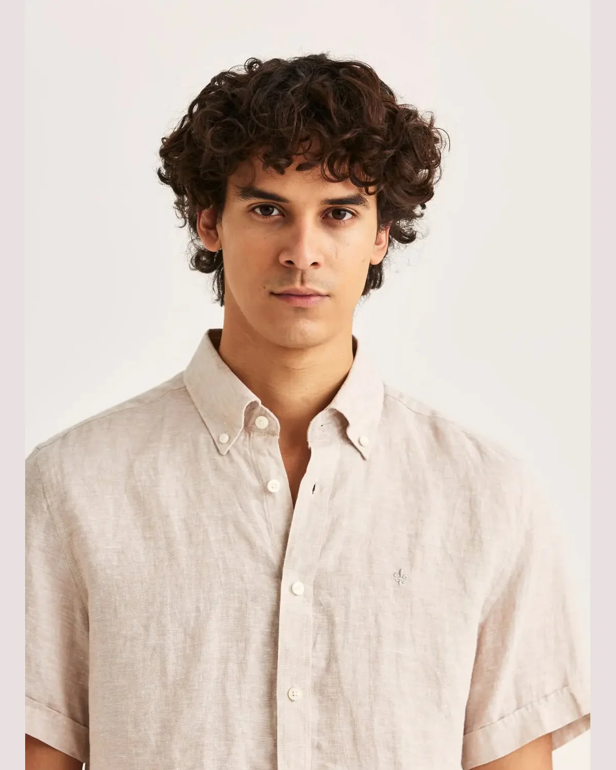 Douglas Linen SS Shirt-Classic Fit - Image 3