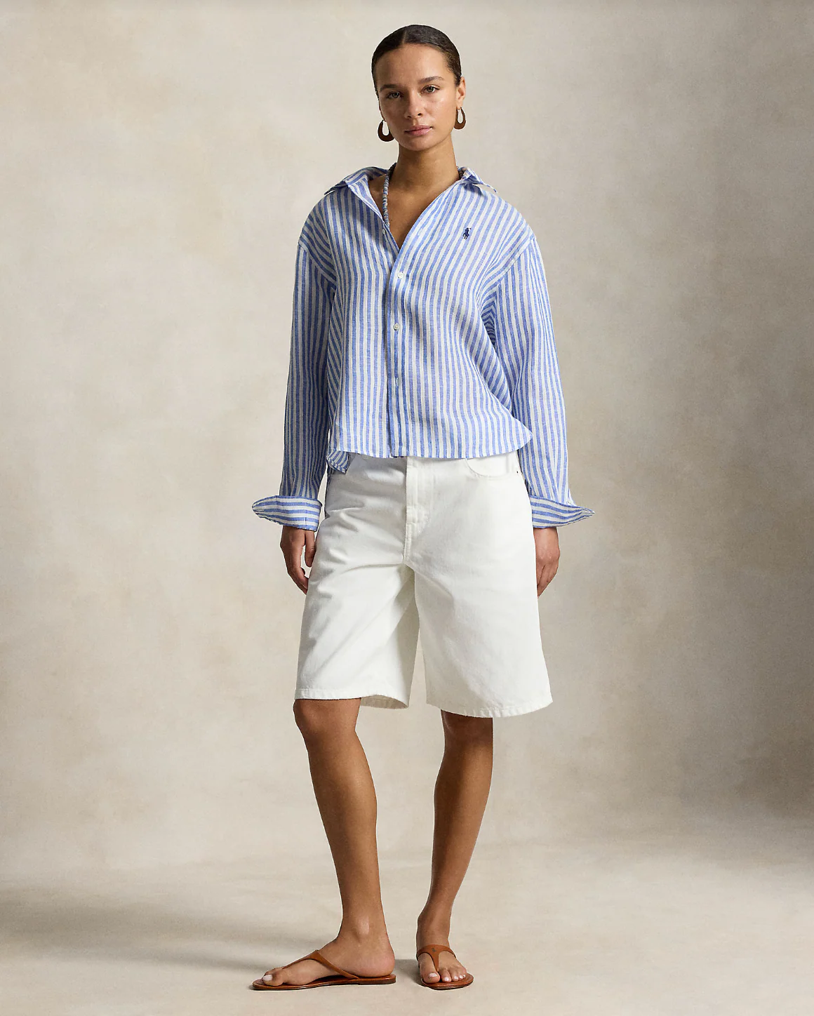 N Wd- Crp St-Long Sleeve-Button Front Shirt - Image 5