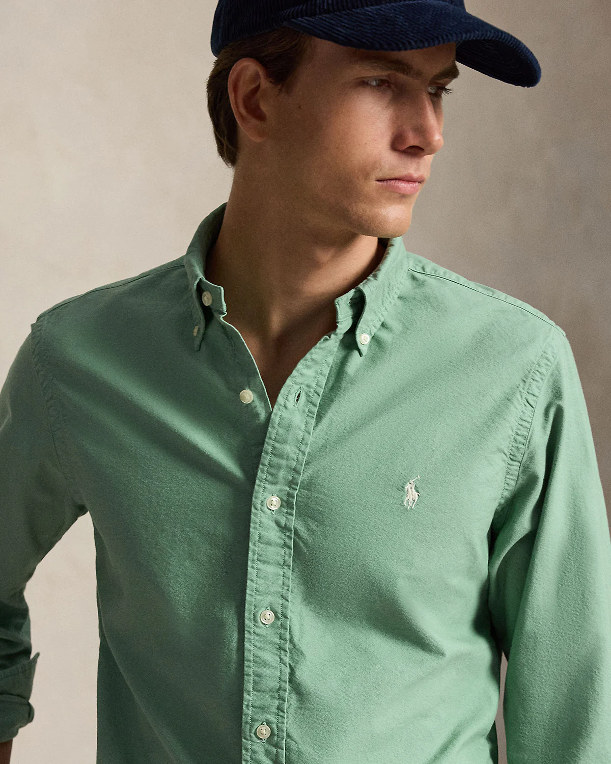 CUSTOM FIT GARMENT-DYED OXFORD SHIRT - Image 3